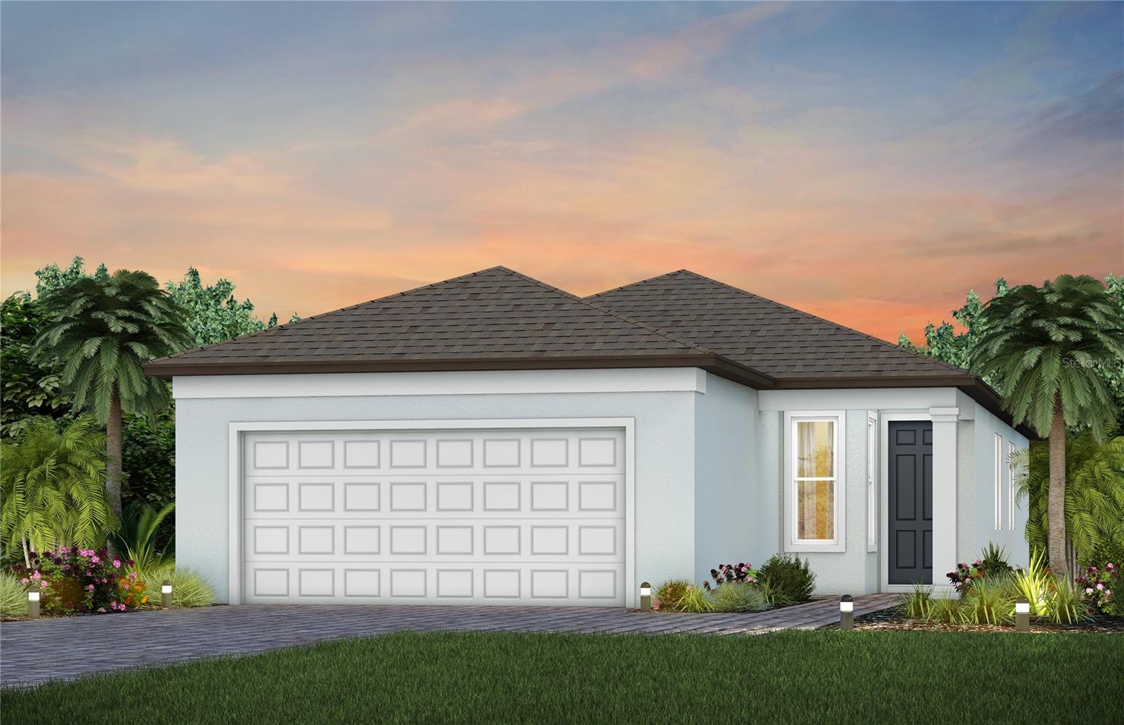 Under Construction. Final opportunities to purchase a new construction home and experience a new level of retirement living at Del Webb BayView. This active adult community is located 30 minutes from downtown Sarasota, St. Petersburg, and Tampa. BayView is centered around signature resort-style amenities so you can stay active and where your neighbors become long-time friends.
The 2-bedroom, 2-bath Compass home design has the space you need, designed with privacy, convenience, and versatility in mind. This light-filled open floor plan features a designer kitchen, luxury finishes, a 2-car garage with epoxy flooring and extended patio with screen enclosure at the lanai. The kitchen has a large island, upgraded faucet, stainless steel single bowl sink, stainless steel Whirlpool appliances, including a built-in oven and microwave, a stovetop with a range hood, dishwasher and counterdepth refrigerator.  There is also white cabinets, 3cm quartz countertops and 4”x12” tiled backlsplash in the kitchen.
The bathrooms have upgraded white cabinets and quartz countertops. There’s a walk-in shower, with niche and dual sinks in the Owner’s Bath. The Owner’s suite is at the rear of the home for privacy and has a large walk-in closet. 
There is luxury vinyl plank flooring in the main living areas and flex room, 18” x 18” tile flooring in the bathrooms and laundry room and stain-resistant carpet in the bedrooms.  
Additional features and upgrades include LED downlights in the gathering room, whole house faux wood blinds, enclosed versatile flex room, utility sink in the garage , impact glass windows and a Smart Home technology package with a video doorbell. 
Enjoy peace of mind with Pulte’s transferable, 10-year Limited Structural Warranty that covers materials and workmanship in the 1st year, workability of plumbing, electrical, HVAC, and other mechanical systems through the 2nd year, various types of water infiltration and internal leaks through the 5th year, and the structural integrity of the home through the 10th year. Plus, we’re currently offering limited-time incentives and below-market rates!