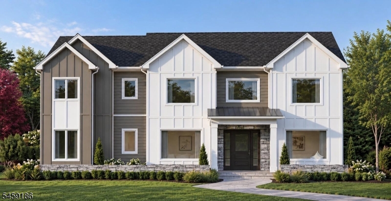 Exceptional new construction in Berkeley Heights offering approximately 6,000 square feet of beautifully designed living space across three finished levels. This impressive 6-bedroom, 6.5-bath residence blends luxury, functionality, and thoughtful design throughout. The main level welcomes you with a dramatic two-story great room featuring a fireplace, creating a stunning focal point for the home. At the heart of the property is a spectacular designer kitchen complemented by a separate prep kitchen perfect for entertaining, additional storage, and keeping the main kitchen effortlessly organized. The first floor also features a formal dining room, living room, private office, powder room, and a generously sized guest bedroom with its own full bath, ideal for visitors.  Upstairs, you will find four spacious bedrooms, each with access to a private full bath, along with a conveniently located second-floor laundry room. The fully finished walkout lower level adds exceptional versatility with an additional bedroom and full bath, expansive recreation space, mudroom, and direct access to the three-car garage. Multiple living areas provide endless possibilities for a home gym, media room, playroom, guest suite, or entertaining space. Outdoor living is equally impressive with a covered deck off the main level and a patio accessible from the walkout lower level. This  thoughtfully designed new construction delivers the space, luxury, and modern lifestyle.