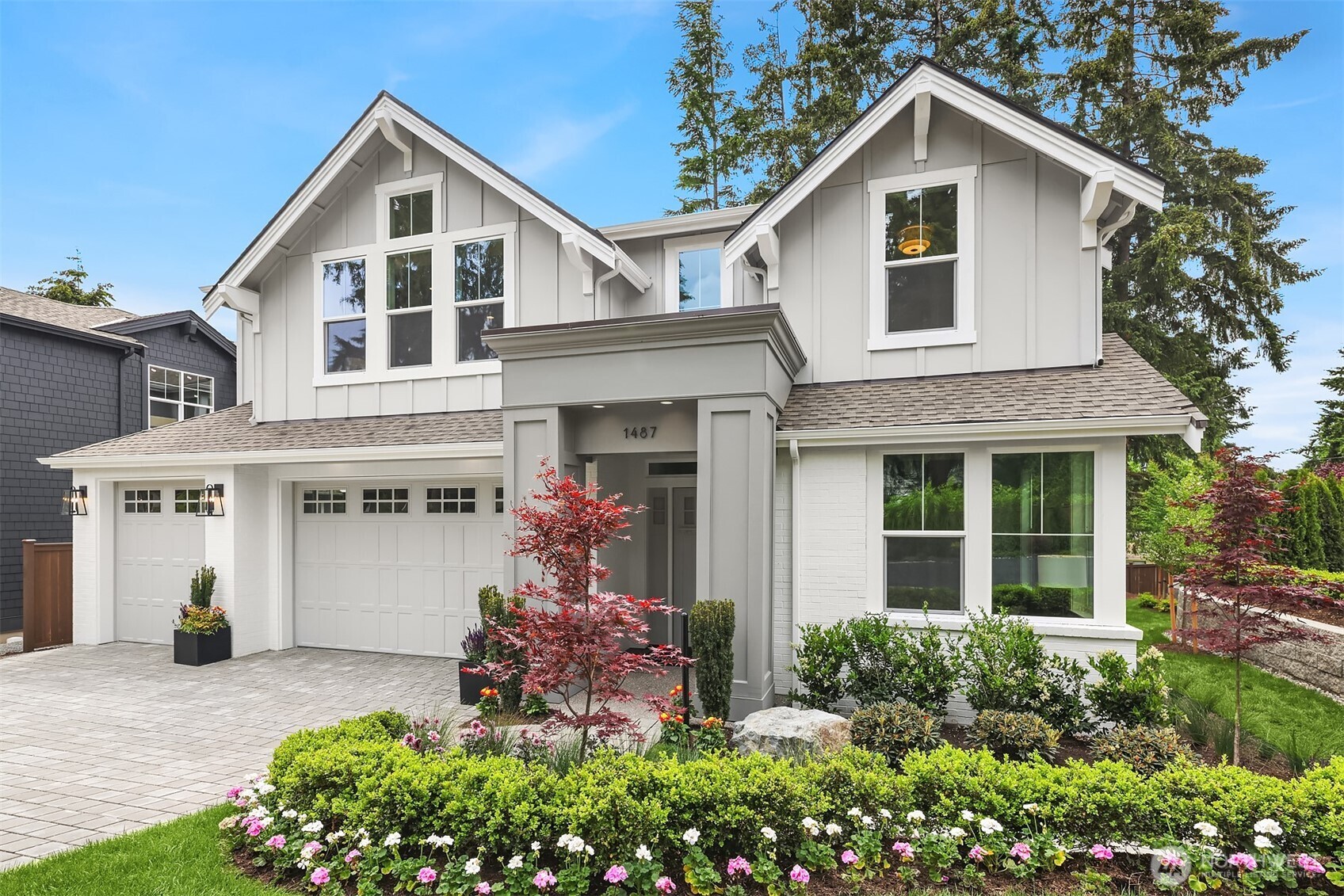 Discover the sought-after Carbondale floor plan by Murray Franklyn in The Reserve at Phantom Lake, an exclusive neighborhood of just six new homes near Phantom Lake in the heart of Bellevue.  Perfect opportunity to buy with newly offered $100,000 Buyer Bonus Credit!  This exceptional east-facing home on homesite 4 offers 5 bedrooms and 4.5 baths, including a spacious main-floor guest suite ideal for visiting family, plus a private den perfectly suited for a home office. The thoughtfully designed main level centers around an expansive chef’s kitchen with an oversized island, opening seamlessly to the dramatic two-story family room and generous dining area—an ideal setting for everyday living and effortless entertaining.  Upstairs, the luxurious primary suite features a lavish spa-inspired bath and walk-in closet with direct access to the oversized laundry room for added convenience.  The covered outdoor living space extends the home’s entertaining potential, complete with a fireplace and overhead heaters for year-round enjoyment.  Enjoy an exceptional Bellevue location with easy access to I-90 for a quick commute to Downtown Bellevue and Seattle. You’re just minutes from Factoria shopping and the T-Mobile campus, with multiple parks and award-winning schools within easy walking distance.  Set on a quiet neighborhood lane, this beautifully appointed home combines an exceptional floor plan, sophisticated indoor-outdoor living, and an unbeatable Bellevue location.