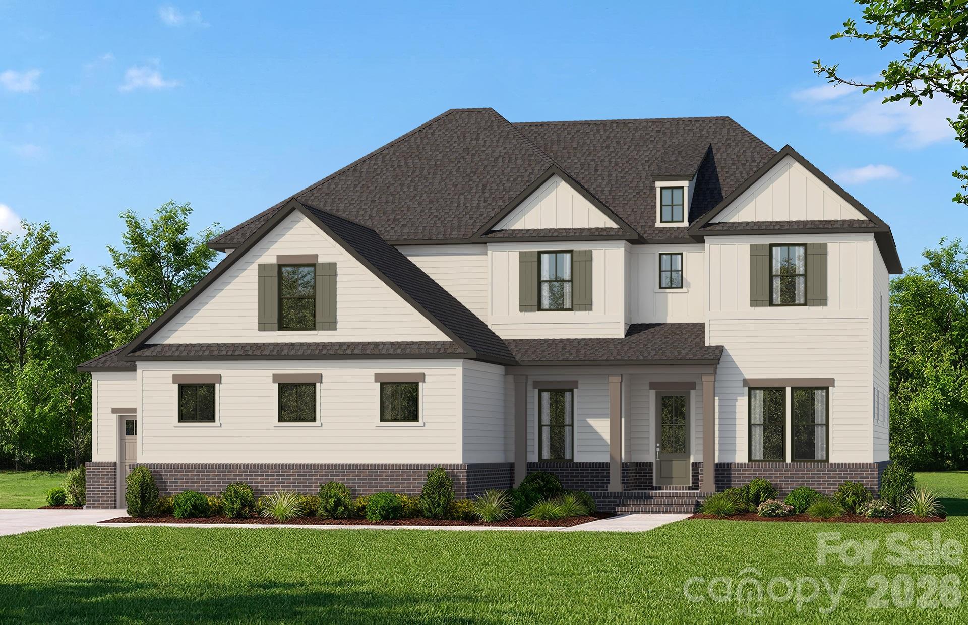 Welcome Home to exquisite McCoy Farm, Wesley Chapel's newest luxury home community offering 43 large private homesites and 4 incredible floor plans.  This proposed Hampton home features the Owner's Bedroom on the main level for ease of everyday living on the first floor, and let’s not forget the impressive Owner's Bath with oversized Walk In Shower.  The spacious Gathering Room is open to the incredible Gourmet Kitchen with a huge island to host all of your social events at home.  This home features a large Den/Office on the main level for ease of working from home.  The large covered porch in the rear is perfect to enjoy treelined views of your private backyard retreat.  Upstairs features three additional bedrooms, 2 full baths, and boasts a Game Room for game night, plus the Loft for additional enjoyment.  Visit us at our beautifully curated new Model Home in McCoy Farm to learn more about this and other breathtaking homes in the tranquil McCoy Farm community. HOA fees include High-Speed Internet/Cable and private trash collection.