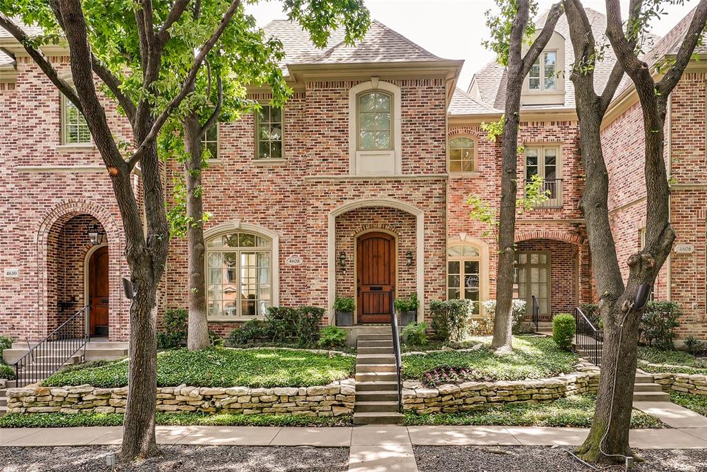 WALKING DISTANCE TO HIGHLAND PARK VILLAGE AND WHOLE FOODS!Experience elevated living in the heart of Dallas at this stunning Ralph Lauren inspired 3-bedroom, 3.1-bath luxury townhome, positioned within one of Dallas’s most walkable and vibrant neighborhoods. 4608 Gilbert Ave is nestled between the Park Cities, Lemmon Avenue, and Oak Lawn, this townhome blends timeless architecture with refined updated living across more than 3,100 square feet.Designed for both everyday comfort and effortless entertaining, the home features expansive, reimagined living spaces with abundant natural light, newly refinished hardwood flooring completed in 2025, updated stone finishes, and elegant designer touches throughout. The chef’s kitchen is thoughtfully appointed with a built-in refrigerator, gas cooktop, double ovens, warming drawer, oversized island, walk-in pantry, butler’s pantry, and abundant storage.At the center of the home, a private interior courtyard creates the perfect outdoor retreat for entertaining, relaxing, or enjoying morning coffee in the sunlight. Multiple living and dining spaces offer flexibility and functionality, while smart home features add everyday convenience.Upstairs, the spacious primary suite serves as a true retreat featuring dual vanities, a jetted soaking tub, separate shower, cedar closet, and two generous his-and-her walk-in closets. Secondary bedrooms are thoughtfully separated by an upstairs kitchenette complete with a wine cooler, allowing the space to be privately closed off for guests or multigenerational living. Additional highlights include a library study with custom built-ins, rear-entry two-car garage, and beautifully landscaped private front patio for effortless lock-and-leave living.Located just steps from premier dining, shopping, and entertainment, this is a rare opportunity to own an exceptional luxury residence just outside the Park Cities.
