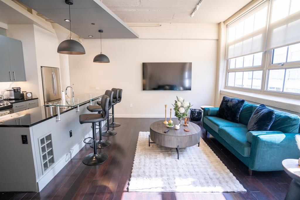 Welcome to downtown Fort Worth living at its finest in Montgomery Plaza. This stunning two-bedroom,two-bathroom condo offers a modern urban oasis with all the amenities you desire.As you step inside, you’ll immediately notice the beautifully updated kitchen featuring freshly painted cabinets and a marble backsplash that adds a touch of elegance. The large pendant lighting adds a warm and inviting ambiance to the space.This condo is not just a home; it’s a lifestyle. Enjoy resort-style living with access to a sparkling lap pool, complete with cabanas for those lazy summer days. The soothing waterfall and hot tub provide the perfect relaxation after a long day. For those who love to entertain, there are multiple fire pits and a built-in barbecue area with a charming pergola.Assigned parking ensures convenience and peace of mind.Plus, the location couldn’t be better, you’re just a short walk away from the best restaurants, shopping, and entertainment that downtown Fort Worth has to offer.