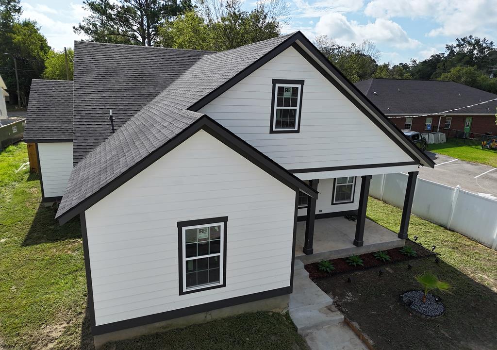Discover modern luxury in the heart of historic Thomasville!  Nestled in the sought-after Victoria Place District, this stunning new construction offers the perfect blend of timeless charm and contemporary sophistication. Just a 5-minute walk from the Thomasville Amphitheater and vibrant downtown shops, restaurants, and events, you'll enjoy both convenience and culture at your doorstep.  This thoughtfully designed home is loaded with high-end upgrades and cutting-edge technology features, including climate-controlled bathroom mirrors, a show-stopping marble shower in the master suite, and smart home touches throughout for ultimate comfort and efficiency.  From its premium finishes to its unbeatable location, this home is truly one of a kind; ideal for those seeking style, convenience, and a touch of Southern charm.  Call your favorite realtor today for a view of this home.