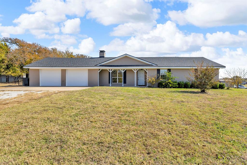Tucked away on a peaceful 1.65-acre corner lot just about 10 miles from downtown McKinney, this single-story retreat blends space, privacy, and everyday convenience. A bright, easy-flow layout features three generous bedrooms—including two true primary suites—and three full baths, each bedroom with its own walk-in closet. Throughout the home, low-maintenance laminate floors add a clean, cohesive look.

The kitchen is warm and welcoming with granite counters, stainless steel appliances, and a skylight that pours in natural light—perfect for weekday meals or weekend hosting. Sunlit living spaces make it effortless to gather, relax, and enjoy views of the wide-open property.

Outside, there’s room to garden, play, and unwind beneath big Texas skies. An oversized two-car garage with sleek epoxy floors offers durable, polished functionality. Need more? The separate workshop is a standout—complete with its own garage door for an extra vehicle, boat, or RV, plus an oversized built-in workbench and abundant storage to keep tools and projects organized.

Here, you truly get the best of both worlds: quick access to McKinney’s shopping and dining, with the elbow room and calm that only acreage can offer. Come experience this serene, country-close escape—your next chapter starts here.