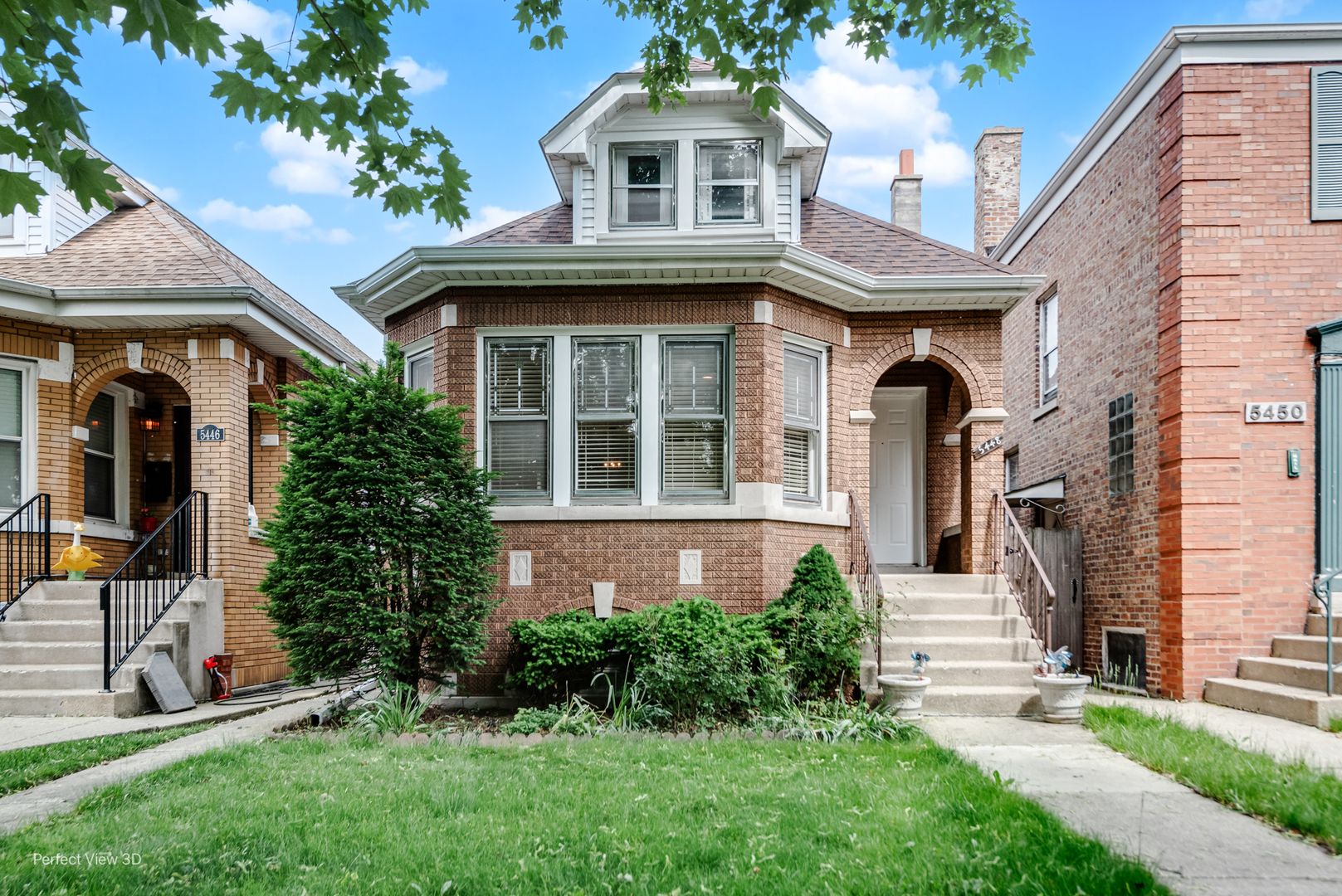 Recently updated single family home on a tree lined street in the Jefferson Park neighborhood.  This home is much bigger than it looks and you will appreciate the intersection of old charm with modern updates.  This home is conveniently located and within walking distance to Metra, Farnsworth School, Mariano's, and with easy access to expressways, the Blue Line, and buses. Modern kitchen and bathrooms and beautifully refinished oak and maple hardwood floors with perfectly paired wall colors. Bonuses to this house are a large Enclosed porch, a spacious deck, and a vinyl privacy fence. Don't miss this opportunity to make this your forever home!