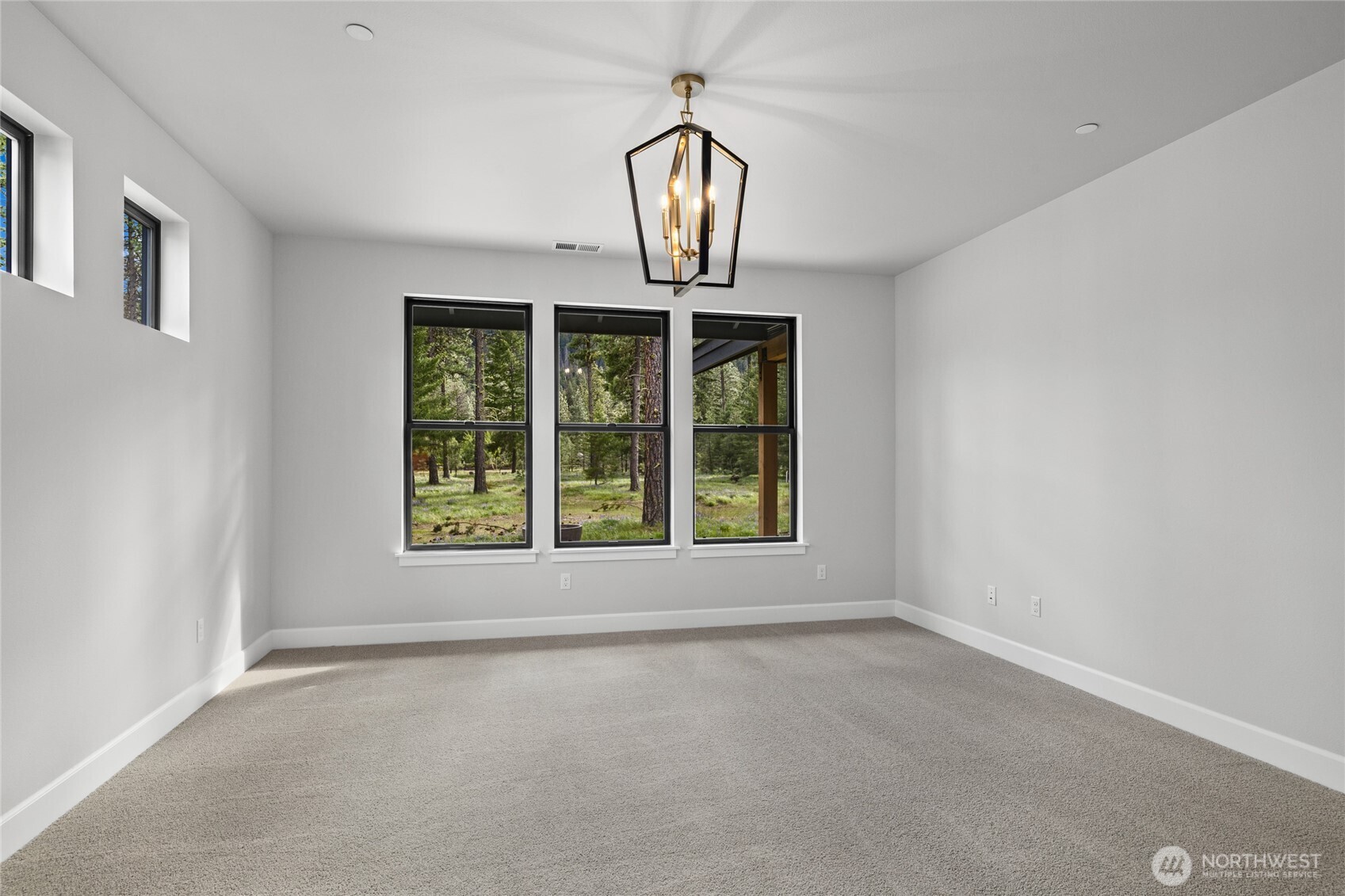 Primary bedroom is located in separate wing.
