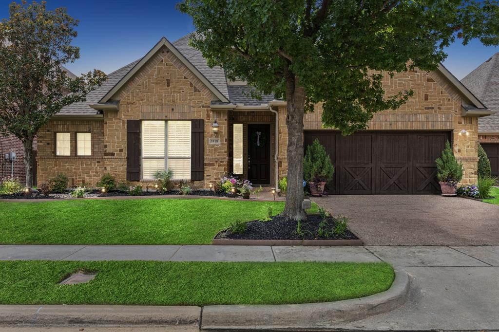 Welcome home to this impeccably maintained, move-in-ready single-story residence! This home is a truly stunning hidden gem nestled within the exclusive gated Emerald Park Community of Colleyville! This home offers immediate peace of mind and luxury and is set on a beautifully landscaped lot with fountain and canal views. Spanning 2,829 sq ft, the spacious open floor plan features 3 bedrooms, 2.5 baths. A significant flexible feature is the front office, which includes a closet and can easily serve as a fourth bedroom if desired. Enjoy entertaining in a lovely formal dining area. The wonderful kitchen is equipped with granite countertops, a center island, a gas cooktop, and a breakfast bar. The inviting living room boasts a cozy gas fireplace and a wall of windows offering a generous amount of natural light. The elegant primary retreat offers fantastic views of the tranquil canal and fountain, complemented by an ensuite bath with dual sinks and vanities, a separate shower, and large custom walk-in closet. Step outside to your private covered patio, which backs up directly to the canal, giving gorgeous water views where you can relax and watch the ducks swim from your own backyard. This is a rare opportunity to purchase an updated and move-in ready home in this highly sought-after, gated scenic neighborhood.