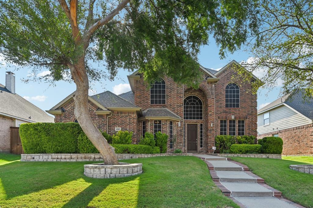 East-Facing Beauty in Prime Plano Location — Move-In Ready with Premium Upgrades!

Welcome to this beautifully built East-facing Goodman home, just steps from Russell Creek Park and zoned to exemplary Plano ISD schools. A short walk to Skaggs Elementary and Rice Middle School adds unbeatable convenience for families. With an elegant layout, quality updates, and exceptional features, this home offers style, comfort, and convenience for every stage of life.

Step inside to find formal living and dining spaces with gleaming hardwood floors—perfect for entertaining. The spacious family room features vaulted ceilings and a cozy fireplace, flowing into a chef’s kitchen with an island, premium granite countertops, 42-inch cabinets, a KitchenAid cooktop and vent hood, and a built-in microwave and oven (2022).

Downstairs, the expansive primary suite offers an updated retreat with a beautifully expanded shower, new flooring, granite counters, dual sinks, modern faucets, and lighting. A second bedroom with a full bath on the main floor is ideal for guests, a nursery, or home office.

Upstairs, enjoy three additional bedrooms—including a Jack-and-Jill bath—and a large gameroom for movie nights or playtime. Ceiling fans in all bedrooms ensure year-round comfort.

Major updates include ultra-quiet, variable-speed Trane HVAC systems (2023), a new roof, garage door, and freshly painted fence (2024). Inside, enjoy fresh paint (2024–2025), new landscaping, rebuilt flower beds, and new tree retaining walls. Wrought iron spindles add elegance, and the covered patio is perfect for relaxing outdoors.

Updates too numerous to list—please see full update sheet for details. This well-maintained, thoughtfully upgraded home with a tandem three car garage is ready for its next chapter. Don’t miss your chance to own a stunning home in one of Plano’s most desirable neighborhoods!
