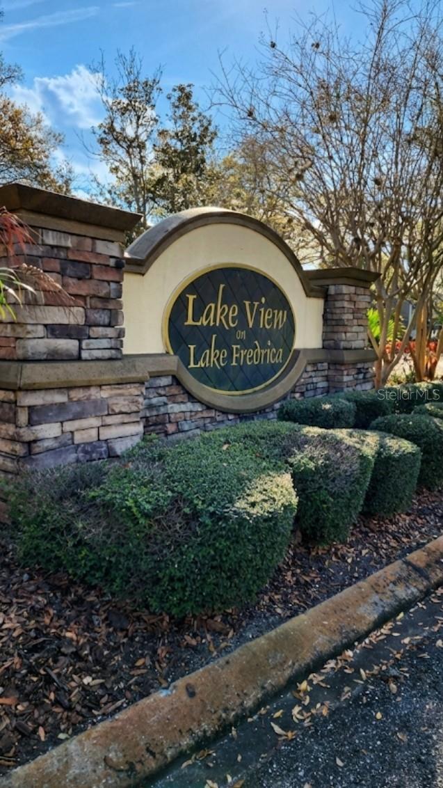 Welcome to this charming three-bedroom 2.5 bath home offering 1,349 square feet of beautifully updated and comfortable living space in the quaint community of Lakeview Village.     Step inside to find a bright, freshly painted interior illuminated by new light fixtures and seamlessly tied together with gorgeous, brand-new vinyl plank flooring throughout. The open layout creates a spacious atmosphere perfect for everyday living and entertaining. The kitchen is ready for your culinary adventures, featuring a sleek mix of stainless steel and black appliances. For added comfort and a modern feel, each bathroom has been thoughtfully refreshed with brand-new toilets.     Peace of mind comes standard with this home, thanks to major recent updates including a newer AC (2020), a newer water heater (2022), and a roof replaced approximately 4 years ago. The exterior features durable 50-year vinyl siding (installed approx. 10 years ago) and a large exterior storage closet to provide ample space for all your extras.     Residents enjoy fantastic community amenities, including a swimming pool, BBQ area, tennis and pickleball courts, and private access to scenic Lake Frederica complete with a dock.Beyond the community itself, the location is truly unbeatable! You are just minutes away from everyday conveniences, a wide variety of shopping and dining, and major highways for easy commuting. Plus, with incredibly quick access to the Orlando International Airport (OIA), travel is an absolute breeze. This home offers a perfect blend of comfort, worry-free living, and ultimate convenience.  **One or more photos have been virtually staged**