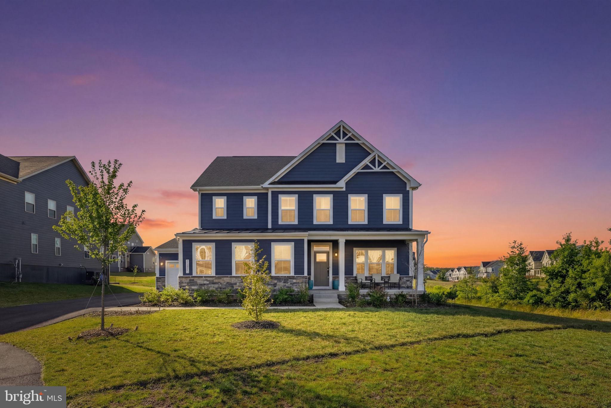 COMING SOON!!  BEAUTIFUL and STUNNING 5BR/5 Full Bath/3-Car Garage Lehigh model in the sought after Hartland community situated on a  premium lot at the end of the cul-de-sac.  This meticulously designed home (built in 2024) with MAIN LEVEL bedroom combines elegance, functionality, and comfort. With a flowing open-concept main level with high ceilings, this home features a spacious gourmet kitchen with a large quartz island, subway backsplash soft-closer shaker cabinetry w/ under cabinet lighting, stainless steel GE Profile appliances and walk-in pantry, open to the family room perfect for entertaining guests or enjoying quiet family meals. A Main Level office or prayer room is the perfect sanctuary for reflection and meditation.   The main level bedroom and connected full bath is perfect for multi-generational living.  The upper-level living quarters is featured by the owner’s suite with tray ceiling offers a private retreat with a luxurious bath and dual walk-in closets. Upstairs, discover versatile spaces including a loft for media, kids play or home based business. The additional 3 generously sized bedroom – one on-suite and other two share the upper level third full bath.  A laundry suite on the upper level makes doing laundry convenient and enjoyable.  The finished lower level includes a rough in for wet bar, plenty of space for recreation, workouts or family movie nights.  Additional storage space and upgraded 5th Full Bath rounds out the basement level.  Located in the prestigious Hartland community, this home offers access to top-tier amenities, schools and an easy commute. Resort-caliber Amenities incl. Hartland House clubhouse w/ Grand Great Room, State-of-the-art Fitness center, Competition-size pool, Locker rooms & Playroom. Multi-sport courts (Tennis, Pickleball, Basketball). Curated playground. 20+ miles of Scenic Trails. Adjacent to Old Farm Winery — 35-acre Historic Vineyard (walkable via community trail). Greeting House resident center. Gig-speed internet community-wide.  23661 Medford Knolls is perfect for the discerning buyer who appreciates both luxury and thoughtful design.