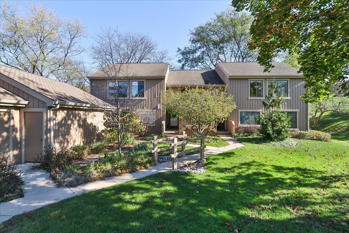 Wonderful Opportunity to own this home with the living area COMPLETELY RENOVATED IN 2023 IN A FIRST-CLASS MANNER (and looks like it was renovated yesterday); KITCHEN has SS appliances, white cabinets, Granite counters, wine refrigerator, and a large island with storage and seating, luxury vinyl flooring; Can lighting and custom blinds throughout; Master Bath has beautifully finished separate shower; Home has Newer paint and carpet in neutral colors; Newer HVAC and water heater; Desirable golf course location on the 16th green - you will be entertained by watching  FROM THE LARGE BALCONY the golfers putt the challenging green; NOTE the home is being sold fully furnished as reflected by the asking price- furnishings that you would choose for yourself if buying new (including a brand new sofa); Association maintains the exterior - roof, gutters and siding; Association has just finished repairing siding, as needed, and restaining; All of this in the GATED, UNIQUE RESORT-LIKE COMMUNITYOF LAKE BARRINGTON SHORES with a 100 acre lake, marina with sailboats, kayaks, canoes and fishing boats all for resident use; 37 acre forest preserve, walking trails, 8 tennis courts, Bocce and Pickle Ball courts, Platform tennis, In & Outdoor pools; 18 hole golf course for membership play; Large RENOVATED COMMUNITY BUILDING with a ballroom, Party Room, FITNESS CENTER, library, conference rooms and more; Many activities and amenities for ALL AGES TO ENJOY; There is no community like it in the area; Highly rated Barrington Schools; FULL-TIME SECURITY.