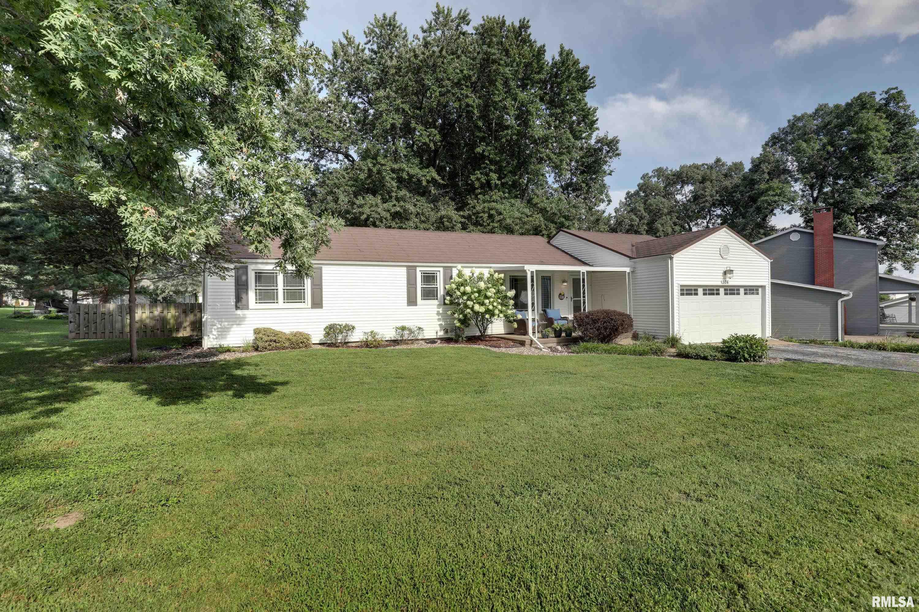 Welcome home to this well-maintained 3-bedroom, 2-full-bath ranch located in a desirable subdivision on Quincy's east side! This home features an attached 2-car garage & numerous improvements over the years. Major updates include gutter guards '13; Bix pier & footing repairs to the north addition '14; water softener '14; yard water curtain by Vinson & Sill & Bix basement wall water barrier & drainage system '15; Aire Serv furnace & a/c '17; metal shingle roof '17; basement decorative concrete coating & replaced steps in '22. The interior was freshly painted summer '26 & new flooring was installed in the multi-use room leading to the patio. Outdoor features include a playground '21, shed & gazebo '24, providing plenty of space to relax and enjoy the yard. Septic was pumped in May '26. A great opportunity to own a well-cared-for home with many of the big-ticket improvements already completed! Subject to seller closing on specific housing which is under contract & closing on 9/1/26.