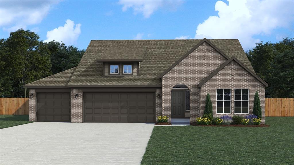 The Inwood plan brings together the charming details homeowners love with a warm, welcoming feel that makes everyday living feel a little more special. The kitchen offers plenty of room for gathering and hosting, featuring quartz countertops, a gas range, and a walk-in pantry for easy organization. In the main living area, durable hard-surface flooring and a fireplace create a comfortable setting for cozy evenings at home, while the mudroom and multiple storage closets help keep everything neatly in place. The 3-car garage is an added beneficial feature to help with storage as well.The spacious primary bedroom provides a peaceful retreat, and the primary bath is designed for relaxation with a quartz vanity with dual sinks, a soaking tub, a tiled shower, and a large walk-in closet. Extending the living space outdoors, the covered patio is the perfect spot to enjoy those beautiful Oklahoma sunsets with neighbors and friends.Native Plains offers a quiet country feel and features walking trails, fishing from the dock at the stocked pond, and a unique playground. The convenient location is a quick drive to I-35 and just minutes to downtown Oklahoma City.Included features:*Peace-of- mind warranties*10-year structural warranty*Guaranteed heating and cooling usage on most Ideal Homes*Fully landscaped front & backyard*Full Guttering*Fully fenced backyard.Floorplan may differ slightly from completed home.