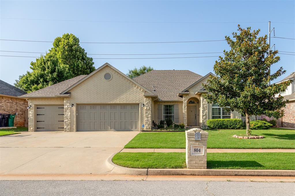 Stonebriar Gem - Move-In Ready!
Welcome to your new home in the lovely Stonebriar subdivision, where a community pool awaits for sunny days. Tucked away on a quiet cul-de-sac street, this home keeps traffic to a minimum for a peaceful vibe. This modern home features a smart split-floorplan, giving each of the 4 bedrooms their own private space, perfect for families or hosting guests. You’ll love the peace of mind from recent updates, including a new roof in 2021, new gutters in 2022, and a new hot water heater in 2023. The spacious living room, complete with a cozy fireplace, is ideal for relaxing evenings. The kitchen is a dream with granite countertops, stainless steel appliances, a water purifier, and a generous walk-in pantry. Retreat to the primary bedroom, complete with double vanities, a whirlpool tub, and a roomy walk-in closet. This spotless home has extras you'll benefit from, like a sprinkler system, security system, whole-house water softener, and a smart fingerprint door lock system to keep things safe yet convenient. Plus, the 3-car garage includes a built-in storm shelter for added security and peace of mind. Move into this Stonebriar stunner and start enjoying the good life—schedule a tour today!