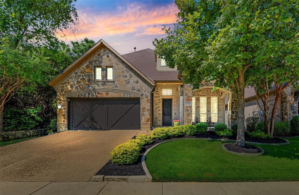 Welcome to the highly sought-after Stonebridge Oaks community! This stunning two-story home blends elegance, comfort, and functionality in a thoughtful split-bedroom layout designed for modern living. Soaring ceilings and abundant natural light fill the main living areas, creating an inviting and open atmosphere. The chef-inspired kitchen is the heart of the home, featuring quartz countertops, stainless steel appliances, a custom-wrapped island, gorgeous modern backsplash, and sleek lighting—perfect for both everyday living and entertaining. Engineered hardwood floors, fresh interior paint, and updated fixtures add a polished, move-in-ready touch. Two fireplaces, one in the living room and one on the screened-in, covered patio-offer cozy settings year-round. The outdoor space extends your living area with plenty of room to relax, entertain, or simply enjoy a peaceful evening. The expansive primary suite on the main floor serves as a private retreat with a spa-inspired bath featuring a soaking tub, separate shower, his and her sinks with a vanity and a generous walk-in closet. An additional downstairs bedroom provides flexibility as a guest room or home office. Upstairs, two well-appointed bedrooms are complemented by a versatile flex room, ideal for a game room, media room, or second living space. Stonebridge Oaks offers more than just a home, it’s a community. Residents enjoy access to a private clubhouse, resort-style pool, fitness center, and scenic walking trails. The HOA also covers landscaping, sprinklers, and exterior upkeep, providing a low-maintenance lifestyle with plenty of opportunities to stay active and connected. Ideally located just minutes from Downtown Grapevine, Southlake Town Square, and DFW International Airport, with quick access to both Dallas and Fort Worth, this home delivers beauty, convenience, and connection. Don’t miss your opportunity to experience it all, schedule your tour today and make this gorgeous retreat your new home!