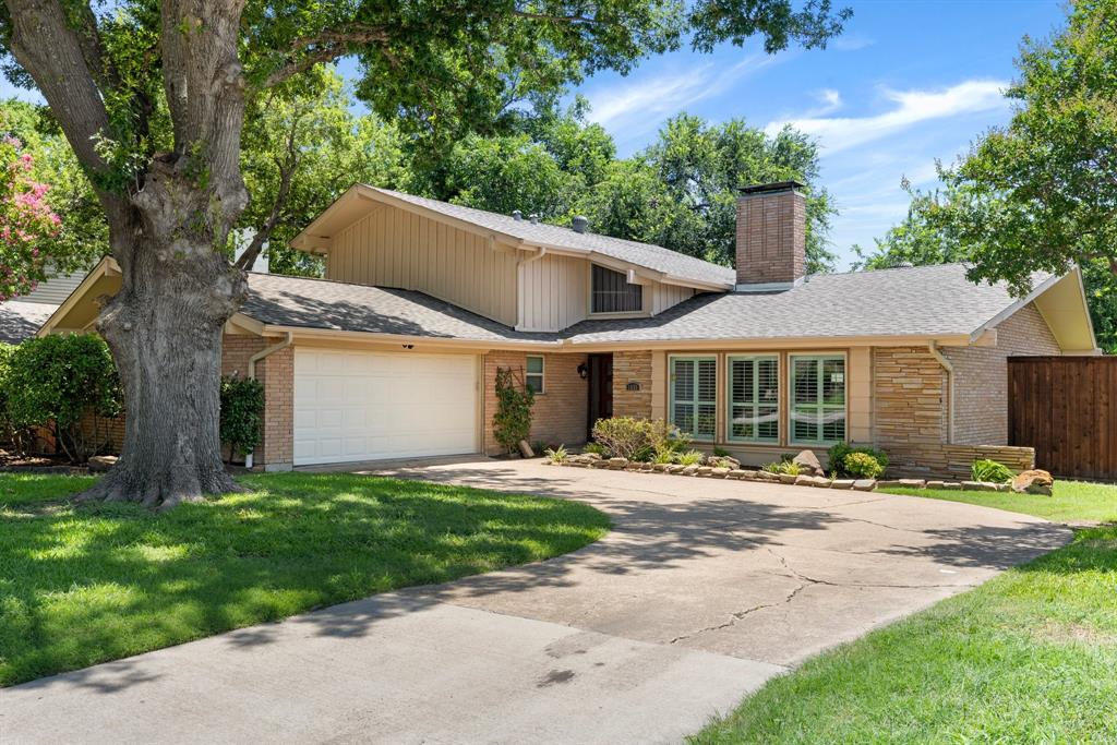 Welcome to 1435 Dumont Drive, a beautifully updated 4-bedroom, 2-bathroom home in the heart of Richardson that perfectly balances character, space, and comfort. With over 2,500 square feet of living space, this thoughtfully maintained home offers multiple living areas, including a cozy front sitting room and an expansive family room ideal for entertaining or everyday life. Built in 1963, the home still showcases touches of its original mid-century charm, offering subtle architectural details that add warmth and personality throughout. The open-concept kitchen features updated cabinetry and great flow into the main living area, creating a natural gathering space for family and friends. The spacious primary suite provides comfort and privacy, while three additional bedrooms offer versatility for guests, kids, or a home office setup. Step outside into a large, private backyard with mature trees and plenty of space to play, garden, or relax—an ideal retreat with endless potential for customization. Though positioned on a corner lot, the wide frontage and established landscaping create a sense of openness and separation that feels both accessible and private. Located just minutes from the beloved Cottonwood Park, the home also offers excellent access to highly rated Richardson ISD schools including Dover Elementary, Richardson West Junior High, and Richardson High School, plus nearby shopping, dining, and commuter routes. Recent updates throughout provide move-in-ready peace of mind while leaving room for your personal touch. 1435 Dumont isn’t just a house—it’s a place to put down roots, grow, and thrive. Come see what makes this property truly feel like home.