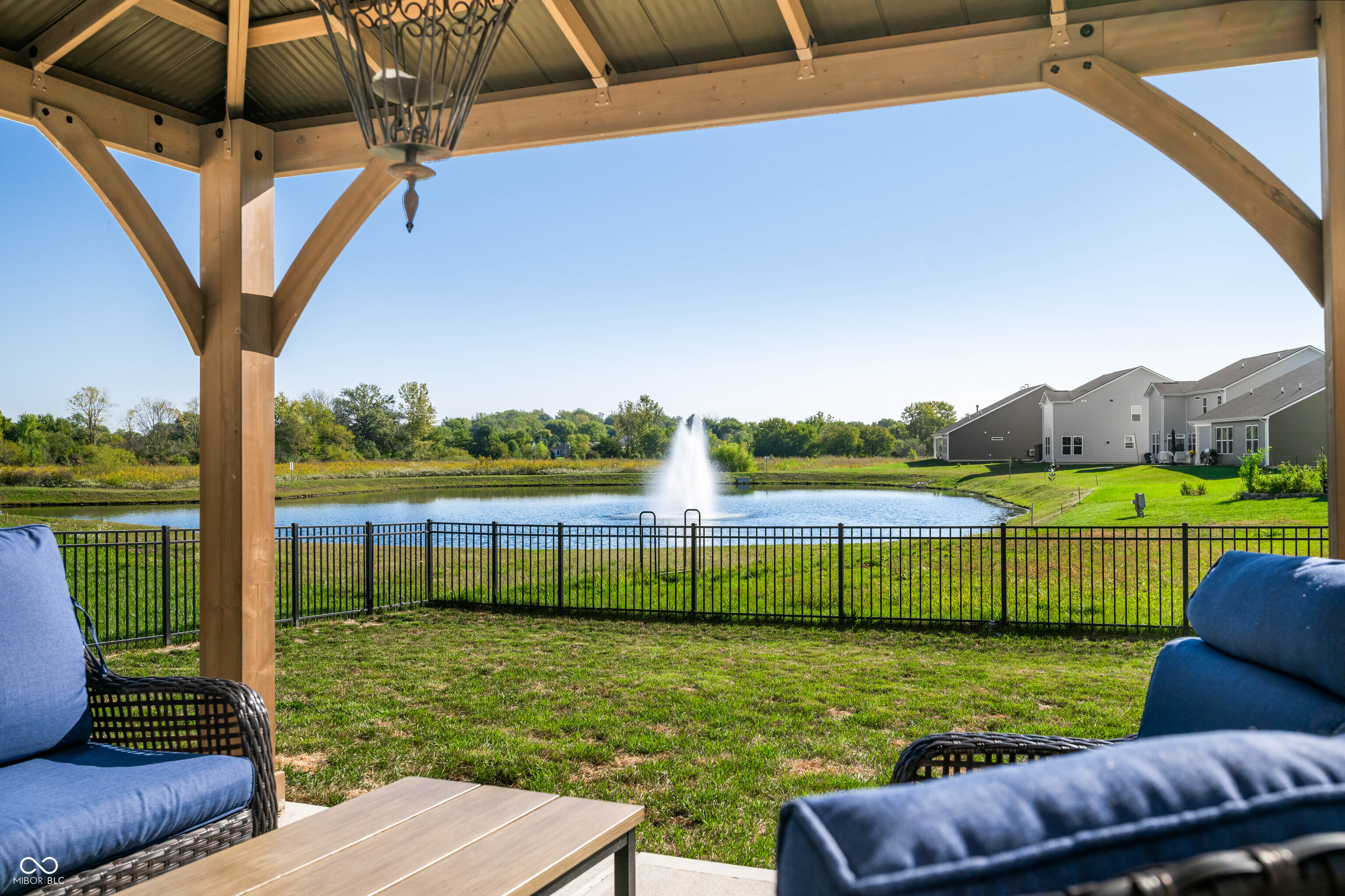 ONLY 2 YEARS OLD!! NO NEED TO BUILD!  This HOME has EVERYTHING you NEED! GORGEOUS 5 BEDROOM, 3 FULL BATHS, OFFICE/FLEX ROOM, UPSTAIRS PLAYROOM/FLEXROOM (another possible bedroom) 3 CAR GARAGE, 3,100+ sq ft HOME sitting on a POND LOT only a few minutes to SCHOOL, shopping, RESTAURANTS, coffee, etc.! On a cul-de-sac street in a QUAINT & QUIET NEIGHBORHOOD! There is SO MUCH ROOM HERE! 5th bedroom on the MAIN (possible in-laws). Stunning kitchen with AMAZING VIEWS of the POND, Kitchen has a DOUBLE OVEN plus a GAS STOVETOP, and THE BUTLER's PANTRY is HUGE!! The MASTER SUITE is so SPACIOUS with HIS & HERS vanities, WALK-IN SHOWER, and a GIGANTIC WALK-IN CLOSET! 2nd level LAUNDRY ROOM. Seller added the following home features: beautiful black aluminum FENCED backyard and SODDED grass, updated closet system in Master Suite and PANTRY, water softener, KITCHEN SINK & FAUCET, NEW hardware and SOFT CLOSE on the kitchen cabinets, NEW BLINDS to all windows, LARSON storm front door, SINGLE & DOUBLE garage DOOR OPENERS, backyard GAZEBO. 5 minutes to US 31, groceries, coffee, restaurants; 10 minutes to I-65, 30 minutes to downtown Indy
