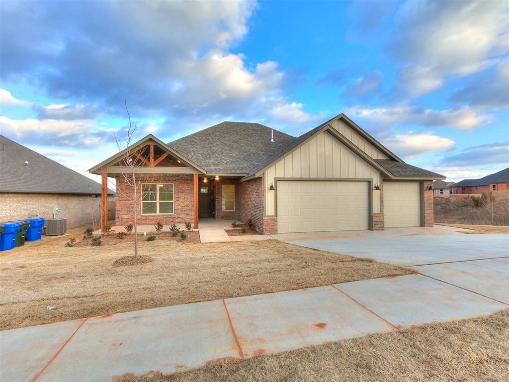 Have you been looking for the perfect floorplan that offers 5 bedrooms or 4 bedrooms PLUS an office? Also need a mother-in-law plan & prefer an oversized lot with a water view?! Well, here it is!!  Welcome to this stunning 5-bedroom, 3-bathroom, 3 car Craftsman-style DP Gamble home, designed with both comfort and style in mind. The open concept floor plan seamlessly connects the spacious living, dining, and kitchen areas, creating a perfect space for family gatherings and entertaining. The beautifully appointed kitchen features modern appliances, ample cabinetry, and a large island, ideal for meal prep and casual dining. The vaulted ceiling in the living room with floor to ceiling fireplace accents, gorgeous wood beam & triple picture windows make this space shine! The home boasts a large covered front porch, perfect for relaxing and enjoying the outdoors, and a generous back patio for entertaining, barbecues, or simply unwinding in your private backyard retreat. With five well-sized bedrooms (one is built with the wood-look tile from the main areas also making it a great office space if preferred), including two master suites with an en-suite bath, this home offers both privacy and convenience for all. Craftsman charm is evident throughout the home with distinctive woodwork, custom built-ins, and attention to detail. This home combines modern living with timeless craftsmanship, making it the perfect place to call home.