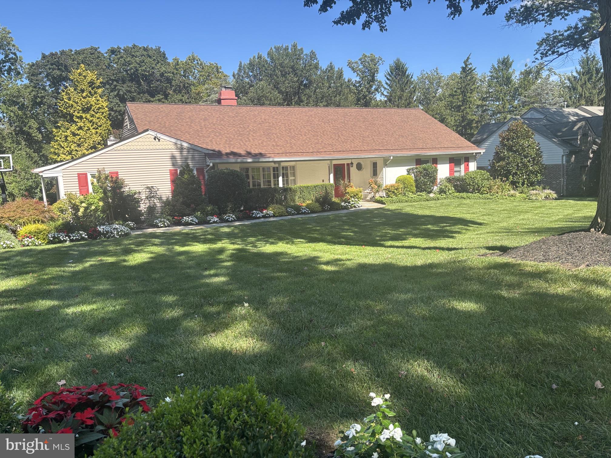 Are you ready to enjoy easy Main Line living? At 2224 N. Stone Ridge Lane in Villanova, you will find a prime location, a stunning property, and comfortable one-floor living all wrapped into one warm, welcoming home. This three-bedroom, two-and-a-half-bath ranch style home has been meticulously maintained inside and professionally landscaped outside.The spacious layout features a wonderful eat-in kitchen and family room area perfectly suited for today’s lifestyle. The primary suite features a generous walk-in closet and a private en suite bath. Everyday convenience is built right in, thanks to a thoughtfully added mudroom and laundry room combination. Downstairs, a massive walk-out basement offers endless potential, coming completely waterproofed with updated mechanicals and a convenient powder room. A house generator will give you peace of mind should the home lose power during a storm.The outdoor space is a true highlight, featuring a patio that overlooks a sprawling backyard with gorgeous views—ready for lawn games, entertaining, or quiet relaxation. Centered in the yard is a charming pagoda, nestled between two elegant maple trees that provide both beauty and shade, making it the perfect spot for a picnic or quiet reflection. Located in a prime neighborhood, this home offers an easy commute to major highways, top-rated Lower Merion schools, the train, grocery stores, restaurants, parks, and libraries. It is truly just about perfect!Professional photos coming   showings begin on Saturday, September 19th.