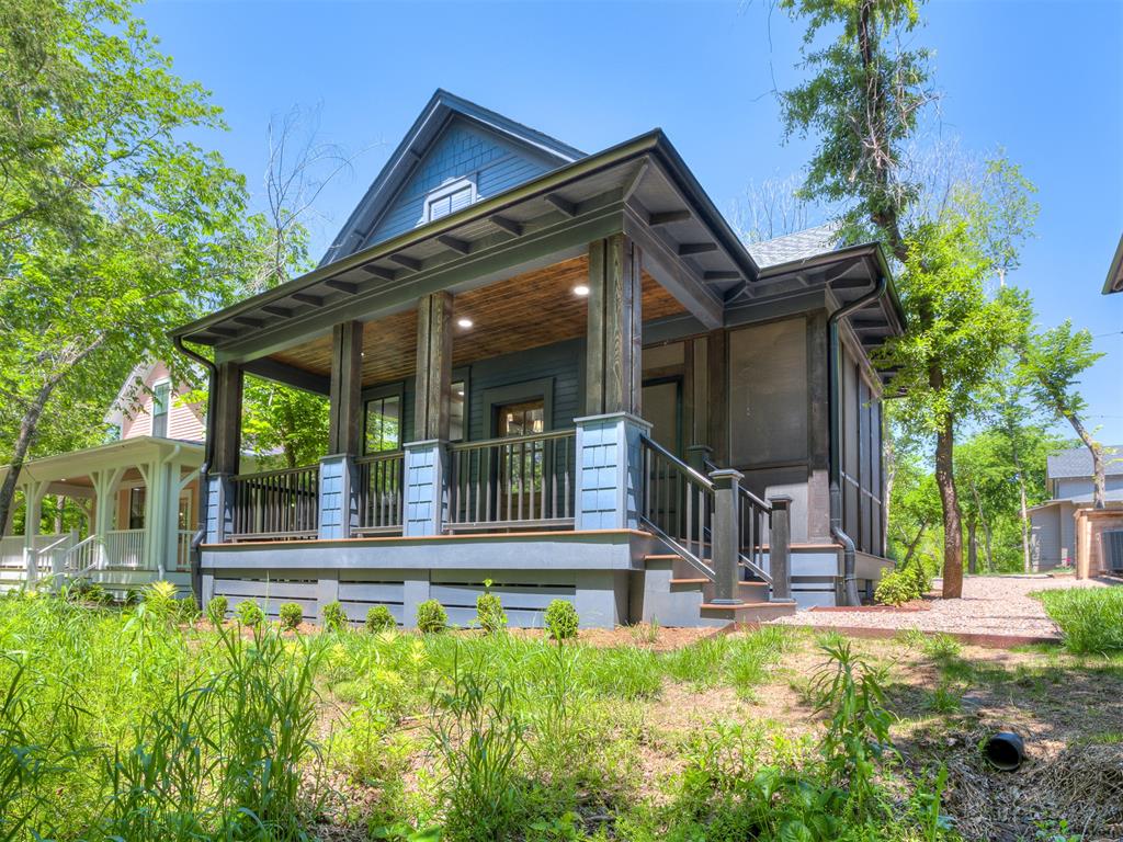 Fondly named The Blue Stag, this charming cottage is currently operating as a successful short-term rental in the gated Selah community just south of Norman. Whether you’re looking for a full-time home, investment property, or a blend of the two, this property offers plenty of flexibility. Furniture can be negotiated with the sale as well, making it even easier to continue operating as it currently is or be truly move-in ready.The cottage features a primary bedroom downstairs, secondary bedroom upstairs, and an additional loft space with built-in bunks for extra sleeping spots. The cozy living area and thoughtfully designed layout makes the most of cottage living, while the outdoor spaces give you even more room to relax. Enjoy the front porch or unwind on the screened-in side porch- perfect for taking in the peaceful surroundings without worrying about the Oklahoma bugs.The cottage area at Selah currently hosts a unique blend of full-time residents, short-term rentals, and long-term rentals, all within a beautifully maintained setting. The neighborhood sells itself, with Pryor’s Pizza Kitchen, local shops, places to grab a drink, animals, and community events just minutes from your front door AND all while being approximately 10 miles from OU. Curious about The Blue Stag’s history as a short-term rental? Check out its Airbnb reviews! Reach out with any questions!