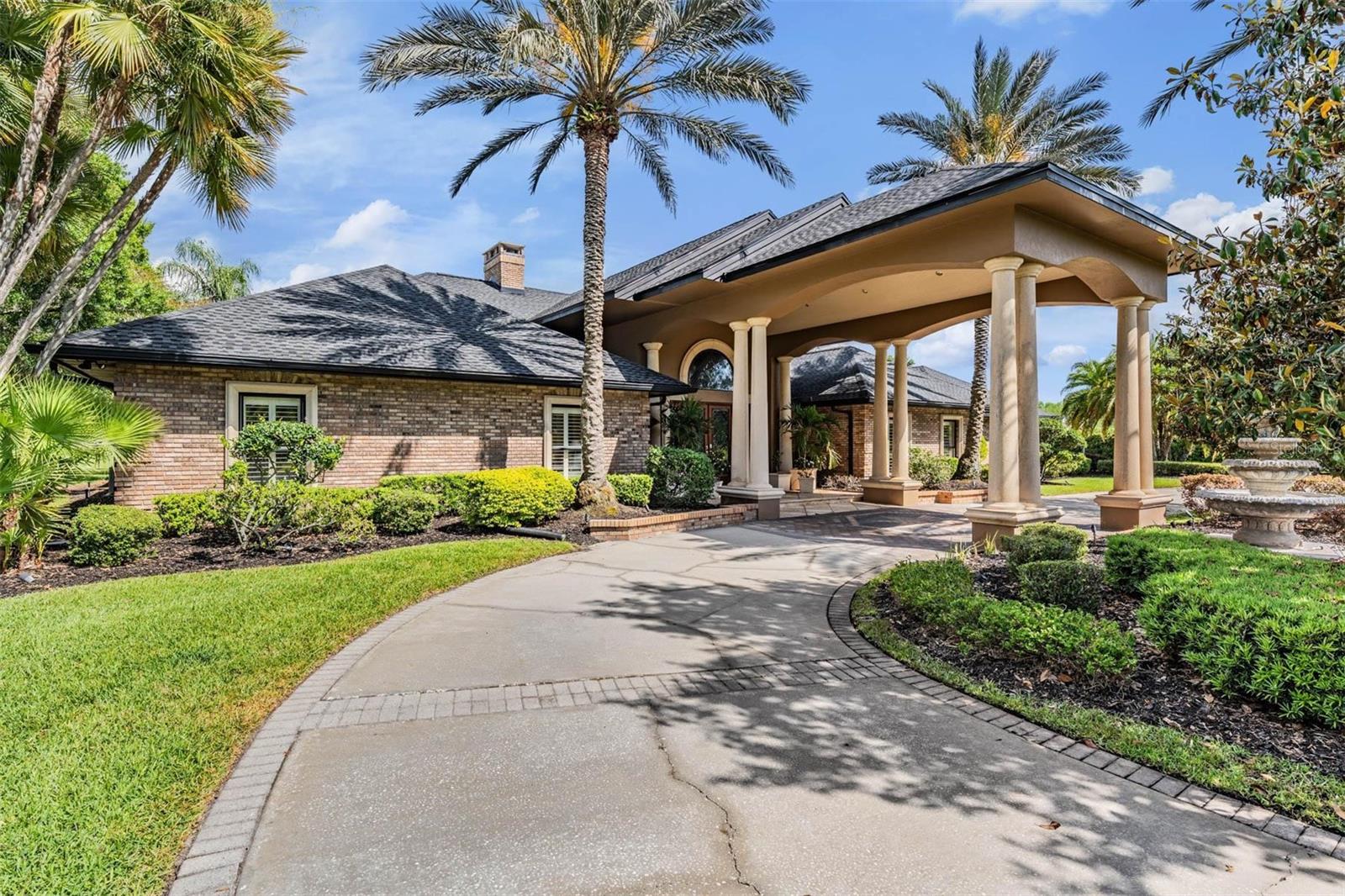 A rare opportunity in Cheval, featuring a fully detached second residence! Discover one of Tampa Bay’s best-kept secrets, Cheval Golf and Country Club, a 24-hour guard-gated community offering a private, resort-style lifestyle centered around championship golf, tennis, swimming and an active social scene, all within a beautifully designed, accessible enclave. Ideally on the first hole, 18707 Pepper Pike showcases one of the most breathtaking golf course views in all of Cheval. The main residence features three bedrooms, 3.5 baths and a versatile loft space with a closet, offering flexibility for a potential additional bedroom, office or bonus living area, anchored by an exceptional primary suite, an inviting retreat with a spa-like bath and an oversized custom closet that has to be seen to be believed. What sets this property apart is the fully detached casita, a rare, private residence that lives like a second home, offering two bedrooms and one bath. Thoughtfully designed and ideal for multigenerational living, it also provides incredible flexibility for long- or short-term guests, a private office, or an elevated entertaining space. The upstairs bedroom opens to a private balcony overlooking the pool, creating a peaceful escape within your backyard. Go outside and experience a five-star resort-style outdoor living space, featuring a stunning pool, expansive entertaining areas, a bar and a separate fire pit gathering space designed for unforgettable evenings. Tucked away from the congestion yet conveniently just 30 minutes from Tampa International Airport, this is more than a home, it’s a lifestyle.
