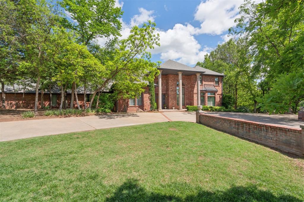 This amazing home is on a 1.3 acre MOL corner lot and has been meticulously maintained. It features a new roof with transferrable warranty, newly cleaned and sealed floor HVAC vents and recently installed upstairs hot water tank.The Kohler generator, easy care wood finishes, hardwood floors and wood burning fireplaces add convenience and elegance. The oversized 3 car garage has HVAC access for a shop or workout area. The home and WIFI enabled irrigation system use well water. Notice the beautiful cherrywood builtins and woodwork, spacious rooms, incredible storage, and open-concept kitchen, stunning stairway, coffered dining room ceiling and many gorgeous windows overlooking the natural landscaping. The large study with closet could easily be transformed into a second downstairs bedroom. The beautiful backyard boasts a large patio, covered grill area with garden shed, dog run tied to septic access.  View of pond and fountain too! Folks, you really can't find this quality and amenities in many new homes! Located near I-35 and the Turner Turnpike in the Oakdale Farm III gated community. You owe it to yourself to check this one out! Open 8/10 2-4