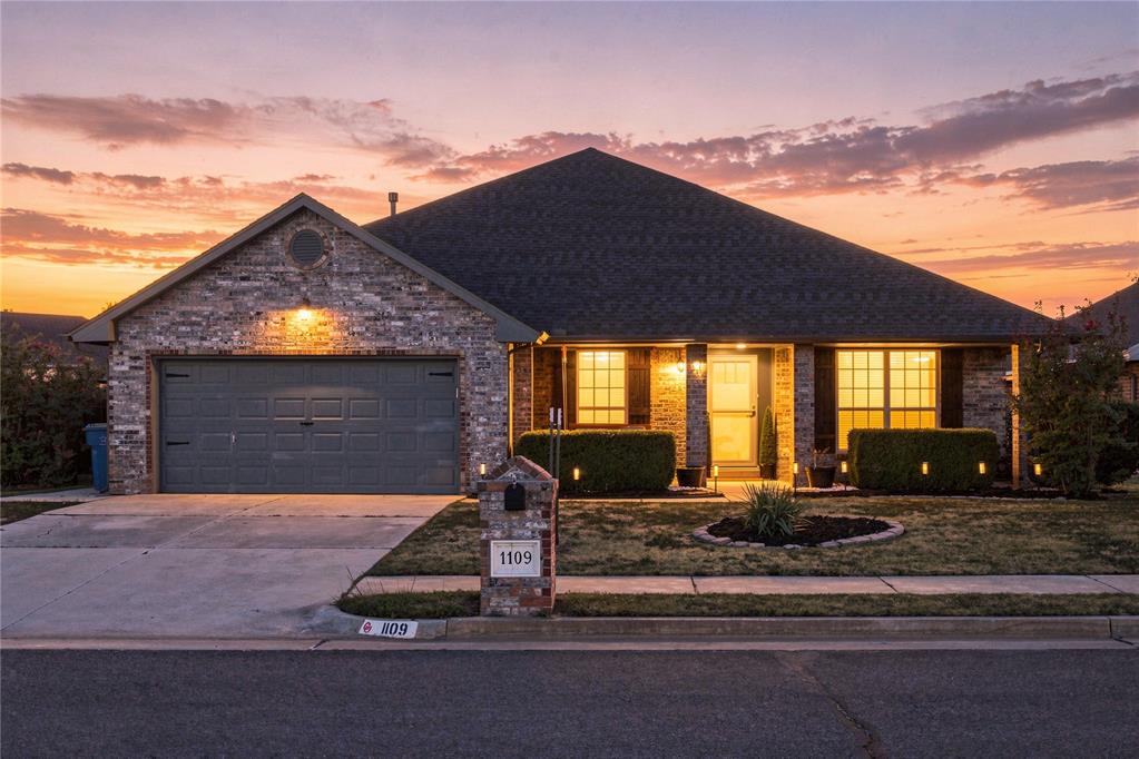 A PRIVATE BACKYARD OASIS MEETS ELEGANT EVERYDAY LIVING! EDMOND PUBLIC SCHOOLS! This beautiful 4-bedroom, 2-bathroom home offers the perfect blend of style, comfort, and incredible outdoor living. With thoughtfully designed spaces and standout features throughout, this home is made for both relaxing and entertaining. Inside, you’ll find two spacious living areas one with a beautiful decorative fireplace for the upcoming fall and winter seasons and the other could be second family room, game room, office, or study.  The stylish kitchen boasts granite countertops, stainless steel appliances, bar seating, a beautiful easy-to-clean backsplash, abundant cabinet space, and a convenient pantry. You have a formal dining room with a beautiful chandelier, and your breakfast area features a decorative accent wall, adding a sophisticated touch creating an inviting backdrop for gatherings. The spacious primary suite is a true retreat, featuring a semi vaulted ceiling and stunning ensuite bathroom with dual sinks, a large jetted tub, separate shower, and generous walk-in closet. But the real showstopper awaits outside! The backyard feels like your own private resort, featuring an open patio with a pergola, heated concrete pool and spa, and even your own mini-golf course. The low-maintenance turf grass keeps the yard looking polished and beautiful while giving you more time to enjoy the space. Picture summer evenings relaxing in the spa, entertaining under the pergola, taking a dip in the heated pool, or enjoying a friendly round of mini golf all without leaving home. Conveniently located in Edmond, Oklahoma, close to shopping, dining, and everyday amenities, this exceptional property offers a lifestyle that is both comfortable and unforgettable. Stylish interiors, a spectacular backyard, and endless opportunities to entertain! This is one you won’t want to miss! Buyer to verify schools and all information.
