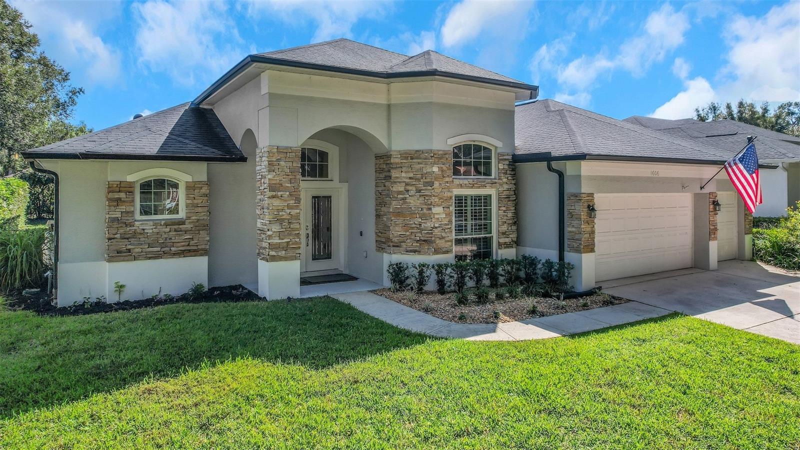 Discover an exceptional opportunity in Heathrow, one of Seminole County’s most beautiful and desirable guard-gated golf and country club communities. Located in Cherry Ridge, this single-story pool home offers 5 bedrooms, 3 bathrooms, and 3 car garage, along with substantial recent improvements. 5th Bedroom currently an office. Separate living and dining rooms complement a spacious family room overlooking the screened pool. Opening directly to the family room, the kitchen keeps the cook connected to everyday conversation and special gatherings. Granite countertops, abundant sparkling white cabinetry, and stainless steel appliances replaced in 2023 make cooking and entertaining easy. The split-bedroom layout provides privacy for the owner’s retreat featuring hardwood flooring, a generous closet with built-in's and an en suite bath with soaking tub and separate walk-in shower. Built-ins in all bedroom closets and carpet-free living with ceramic tile throughout the main living areas and laminate flooring in the secondary bedrooms. Enjoy Florida living on the screened patio, with space for dining, lounging, and gathering around the pool, resurfaced in 2022. The aluminum-fenced backyard features avocado, lemon, lime, peach, and orange trees. Major updates completed in 2023 include replacement windows, an A/C system with UV lights, appliances, interior and exterior paint, lighting, ceiling fans, and water softener. The roof was replaced in 2017 and received a Roof Max treatment in 2024 extending the roof life. Additional features include foam insulation, an EV charging hookup, and an exterior generator connection. EV charger and generator are not included. Heathrow’s oak-lined streets, lakes, landscaped surroundings, and Sawyer Lake Park create an appealing community setting and family fun! Optional country club memberships offer golf on the Ron Garl-designed championship course, tennis, pickleball, swimming, fitness, and dining.  Adult and children’s activities include wine tastings, live music, fitness classes, after-school tennis, and Kids Club. Located within Seminole County’s A-rated public school district, with convenient access to the Lake Mary/Heathrow employment corridor, shopping, dining, major highways, and Orlando Sanford International Airport. This home combines comfort, convenience, and an exceptional Heathrow Country Club Florida lifestyle.
