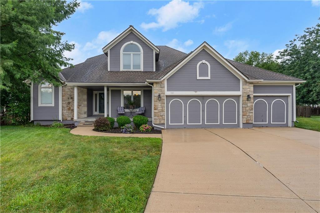 A beautiful 1.5 story right here at Raintree Lake  just  for you! 3 bedrooms (4th non- conforming in lower level), 3 car garage, 2 fireplaces, large master bedroom, finished basement, and striking curb appeal all located in a fantastic cul de sac. 

Raintree Lake is a true lake community! Currently, a wide variety of water sports and activities are allowed including kayaking, paddle boarding, boating, wake surfing, water skiing, tubing, swim team and wakeboarding. And of course....Fishing! If you don't own a boat, you can rent one of the two pontoons from the clubhouse. The activities and events in this neighborhood are plentiful- Something for everyone. A neighborhood favorite are the walking trails around the lake. The Events committee also hosts Food Trucks at the Clubhouse throughout the Summer. You will also enjoy a fireworks show on the 4th of July, a bike parade, Photos with Santa, Fishing Derbies and lots and lots of clubs.