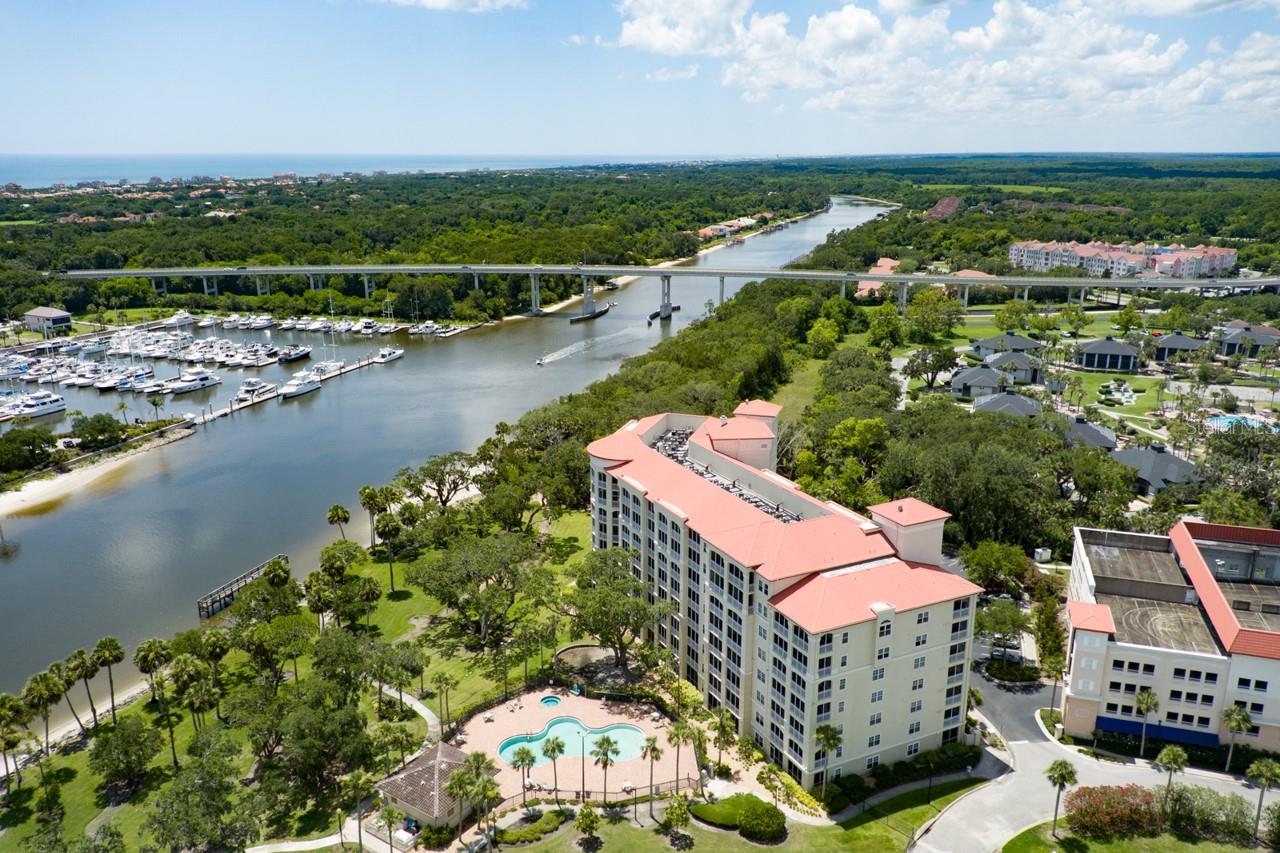 WAKE UP TO THE WATER — ONE OF THE LARGEST CONDOS IN PALM COAST RESORT!Imagine waking up each morning to beautiful views of the marina and Intracoastal Waterway, with thewater and boats providing a constantly changing backdrop from virtually every window. This exceptional3-bedroom, 3-bath corner condo, located on the 5th floor of the desirable Palm Coast Resort, offers over2,000 square feet of living space, making it one of the largest residences in the building.From the moment you step inside, the expansive windows and open-concept design draw you toward thespectacular waterfront views. The living room, dining area, and eat-in kitchen flow effortlessly together,creating a wonderful space for entertaining or simply enjoying the relaxed Florida lifestyle.The eat-in kitchen is as beautiful as it is functional, featuring stainless steel appliances, granitecountertops, a Monogram refrigerator, 42-inch wood cabinetry, and a wine refrigerator. Picture yourselfenjoying your morning coffee while watching boats make their way through the marina, or gathering withfriends for an evening overlooking the Intracoastal. The expansive screened balcony is where you'll want to linger. Enjoy the gentle coastal breezes, watch boats cruise by, and take in beautiful sunsets—all from your own private outdoor retreat.The primary suite is a peaceful escape with direct access to the balcony and a spa-like bath featuring dualvanities, a soaking tub, and a separate walk-in shower. The second bedroom features its own private en-suite bath, offering comfort and privacy for family or guests. The third bedroom has its own private balcony, creating a perfect little retreat for morningcoffee, an evening breeze, or simply enjoying the beautiful surroundings. With its rare combination of over 2,000 square feet, corner-unit privacy, three bedrooms, three full baths, multiple balconies, and breathtaking marina and Intracoastal views, this is a residence thattruly stands apart. Come see why this isn't simply a condo—it's a waterfront lifestyle. Palm Coast Resort Condos offers a pool, spa, fishing dock, a gorgeous, canopied walking trail along the Intracoastal, covered and open parking, and secured entrances to the elevator. Perfectly situated just minutes from dining, shopping, and pristine beaches—this is coastal living at its finest. Whether you're seeking a full-time residence, vacation escape, or investment property, this one will check all the boxes, offering the perfect blend of luxury, comfort, and natural beauty. All information recorded in the MLS is intended to be accurate, but cannot be guaranteed. The square footage is taken from the property appraiser's office.