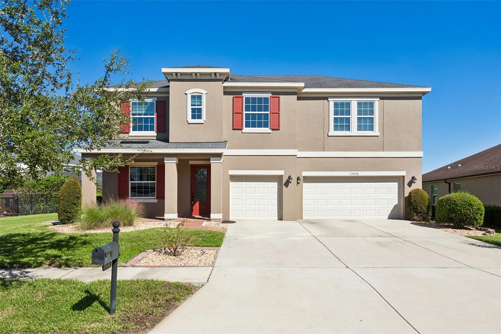 Come see this beautiful 5 bedroom Cypress Bend at Watergrass pond/conservation home today before it's gone! Cal Atlantic designed this model with exceptional thought including keeping the primary suite on the first floor. Upon entering the home you will come across the office to your left. Entering the living area the array of natural light coming from the north of the house truly makes the space feel open and warming. The views of the pond and conservation area behind the house standout from all areas of the living and dining room. The beautiful open kitchen has stainless steel appliances with wood cabinets and granite countertops. The primary bedroom is massive with views of the pond/conservation area and a oversized walk in closet. Venture upstairs to the split bedroom floor plan featuring a central loft as a secondary living or entertaining space. Four additional bedrooms are upstairs with a split plan perfect for secondary work spaces or living. Cypress Bend has a park area steps away from this property or venture over to the Watergrass Club for year round events, resort pool (heated!), lap pool, fitness center, tennis courts, and meeting space. Promenade Park has a 3rd pool, dog park, splash pad, playground, and more- pickleball coming soon! Watergrass is conveniently located near Publix, Florida Medical Clinic, Starbucks, ChickFilA, GoodVets, Nail salon, WG Dentistry, and so much more to come. The convenience of lifestyle is abundant outside the gates. On site is Watergrass Elementary or choose from Kirkland Ranch, Pinecrest Academy, or InPrep. The area is bustling with new shopping consistently being built nearby and easy access to I-75 for travel. Come see your next home today!