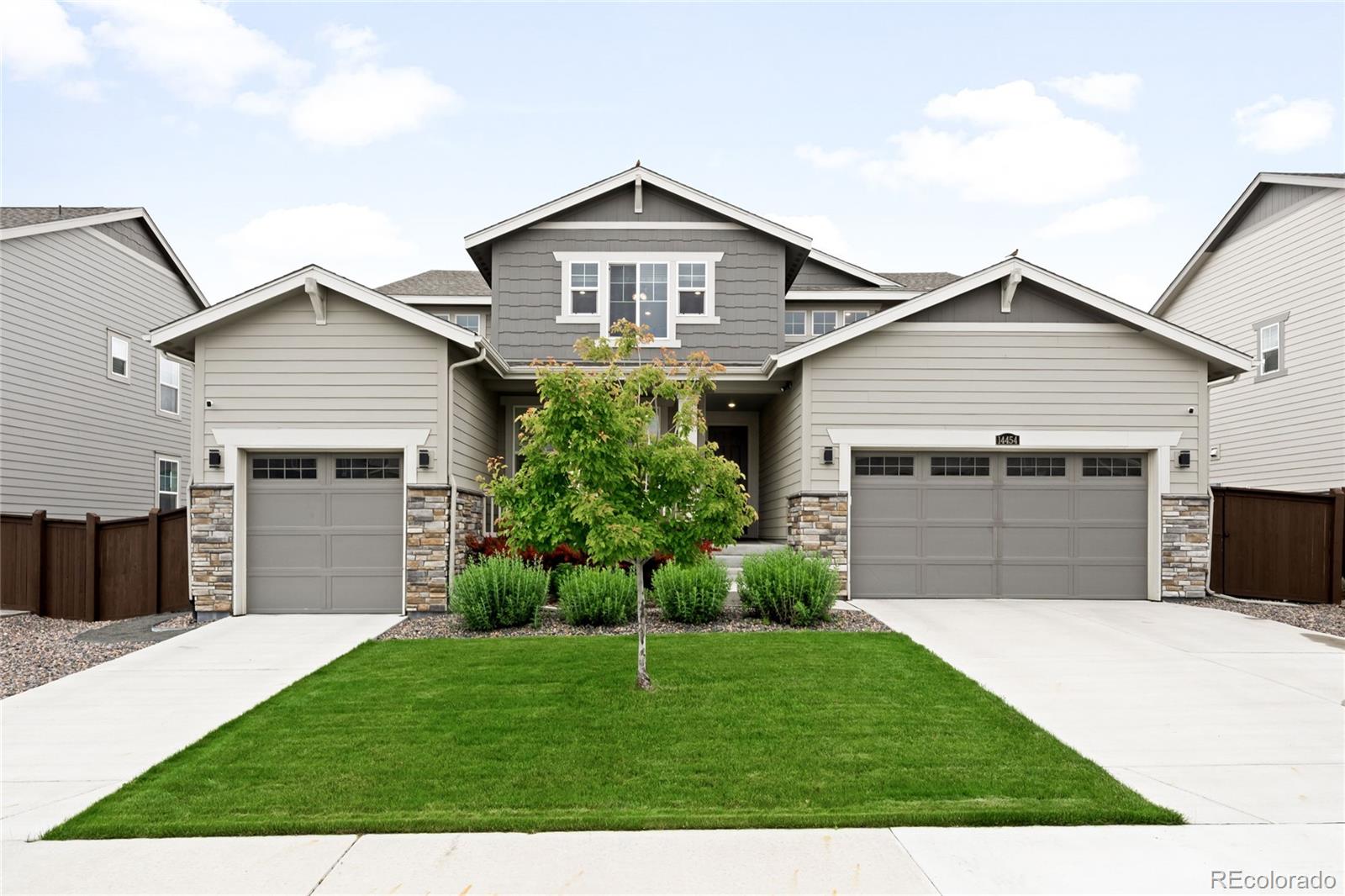 Spacious living and unmatched versatility await in this Willow Bend home featuring a private main-floor apartment. A charming covered front porch welcomes residents with views of the manicured front yard, while the open-concept interior is anchored by a generous great room with a cozy fireplace. The gourmet kitchen features GE stainless steel appliances, a double oven, a walk-in pantry and ample space for entertaining. A private main-floor apartment with a separate entrance, kitchenette and garage access provides room for multigenerational living or guest accommodations. Upstairs, a large loft offers flexible living, while the luxurious primary suite boasts a serene bath and a sunlit walk-in closet. Four additional upstairs bedrooms provide ample space, including one with its own en-suite bath. The unfinished basement presents a blank canvas for personalization, with the potential for a fitness area, home theater or recreation room. Retreat outdoors to the backyard complete with two rear decks, a relaxing hot tub and a patio backing to scenic open space with neighborhood trails.