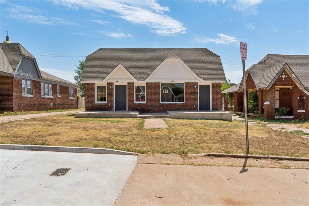 Fully Renovated Historic Duplex Steps from OU Medical Center — Lincoln Terrace. Beautifully restored 1927 brick duplex in the heart of historic Lincoln Terrace, renovated top to bottom and ready to perform as a turnkey investment or house-hack opportunity. Each side offers a spacious 1BR/1BA layout at approximately 1,025 sq ft, featuring new LVP flooring, quartz countertops, new cabinetry and appliances, and updated lighting throughout. Bathrooms have been fully rebuilt with new tile, vanities, and showers, and both units include generous storage/pantry space plus in-unit laundry hookups. Major systems are all new as well — plumbing, electrical, and windows (historic-preservation approved) — so there's zero deferred maintenance to worry about. Off-street parking is included for both units. The location is a standout: just steps from OU Medical Center and the OU Health Sciences campus, with the State Capitol, Plaza District, and Midtown minutes away. With one of the city's largest employers immediately next door, this property sits in a pocket built for consistent, stable tenant demand.