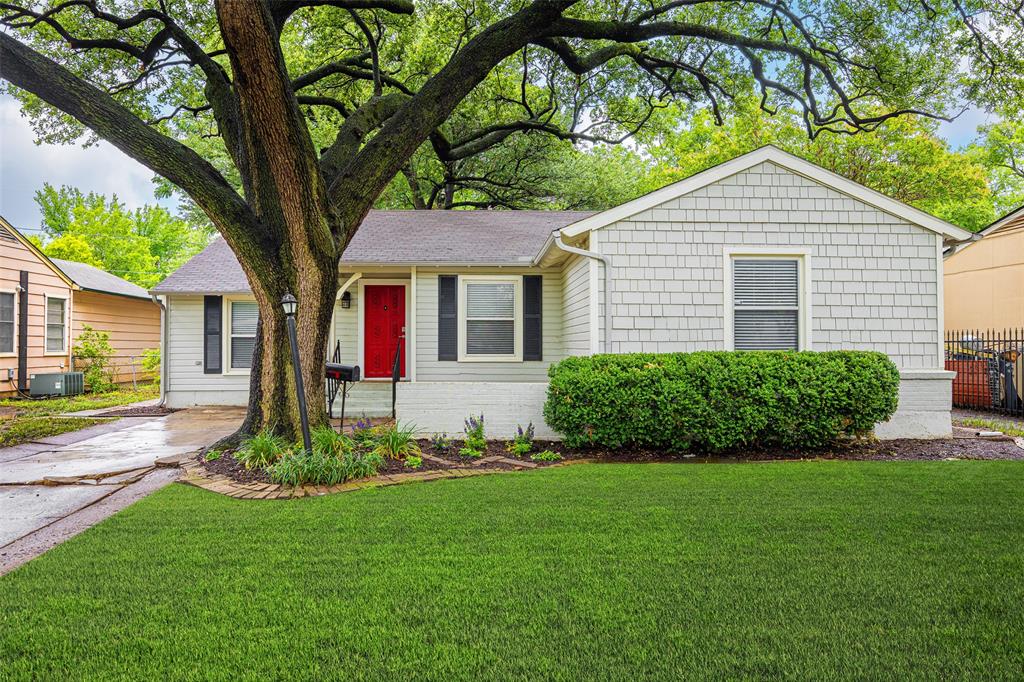 This charming ranch-style home was completely updated in 2020 and is move-in ready! Featuring 3 bedrooms, 2 bathrooms, and an open-concept kitchen and living area, it’s designed for both comfort and style. Enjoy beautiful hardwood floors, updated cabinetry, and sleek quartz countertops. The spacious primary suite includes dual sinks and a walk-in shower. A generous laundry room adds convenience, while mature trees create a lovely canopy over the property. Ideally located near White Rock Lake, the Dallas Arboretum, and a variety of top-rated dining options. Don't miss this affordable opportunity in the heart of East Dallas!

This home qualifies for the MMCT Program, which allows your buyer to have ZERO downpayment, no PMI, and up to $6500 in buyer grants! Reach out to see how to qualify!
