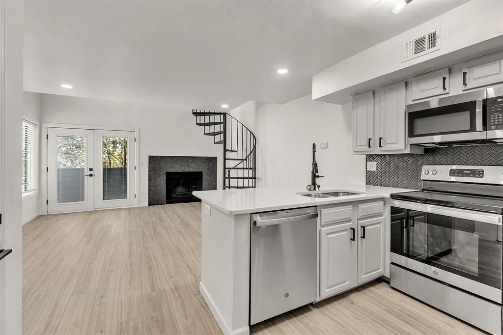 Darling loft-style condominium located in the popular gated Summit community. This well-maintained unit features 1 bedroom, 1 bathroom, and a spacious open loft that can function as a second bedroom, home office, or additional living space. The layout offers great natural light, an open feel, and flexible use options.  Totally remodeled with stainless appliances, new flooring, quartz,  darling and move-in ready.  Short-term rentals (Airbnb/VRBO) are allowed, making this property ideal for both homeowners and investors.   The HOA dues include water, trash service, pool access, gated entry, exterior maintenance, and all yard care, providing low-maintenance living and excellent value. Property Features:;1 bedroom, 1 bathroom,& Open loft perfect as 2nd bedroom or office,& Airbnb/STR-friendly complex, Gated community with pool,& HOA covers water, trash, exterior maintenance & lawn care. Convenient location near shopping, highways, and restaurantsMove-in ready and investment-friendly—this condo offers ease, flexibility, and opportunity.