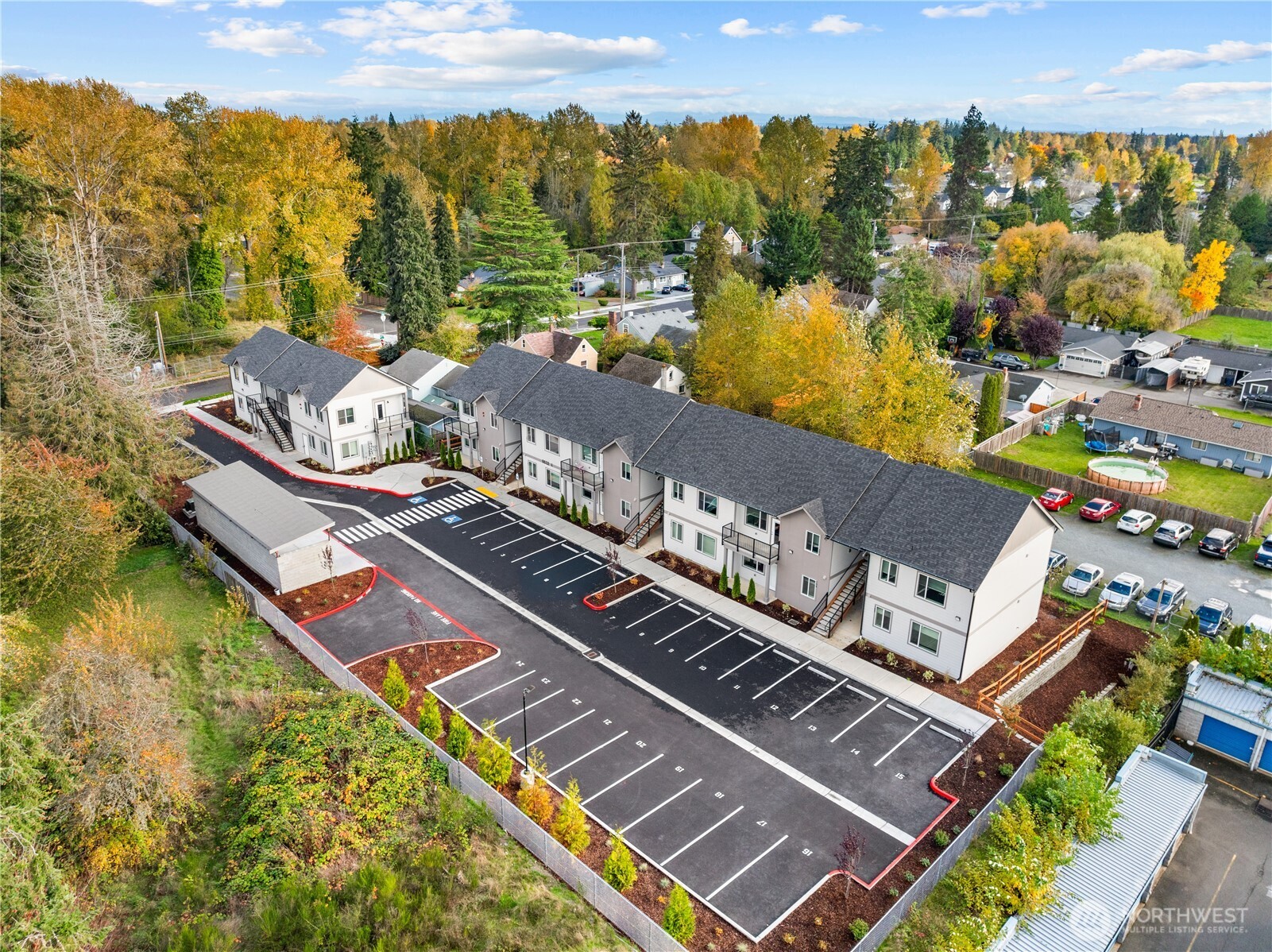 New construction 16 unit complex with 24 parking spaces. 9 units are 2 bed 2 bath, 6 units are 2 bed 1 bath and 1 unit is 1 bed 1 bath. All 16 units have mini splits, quartz counters, updated kitchens with SS appliances, and LVP. Storage units being currently built that will rent for an estimated $50 per storage unit for additional income. There potential to add gate to the entrance. Washers/dryers in every unit. Great location for a great future investment.