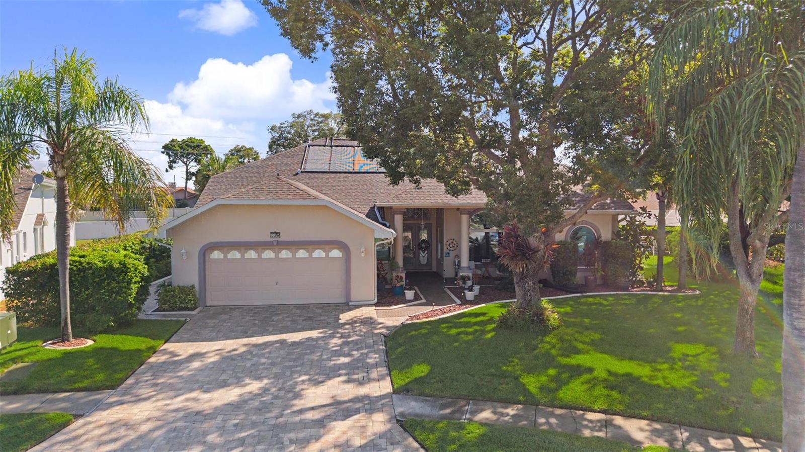 Florida Living at Its Finest in Barrington Woods in Hudson, FL!Welcome home to this beautiful 3-bedroom, 3-bathroom residence in the highly sought-after Barrington Woods community of Hudson! Offering a spacious and versatile floor plan, this home also features a bonus room that can easily serve as a 4th bedroom, home office, den, playroom, or hobby space—the possibilities are endless.The heart of the home is the expansive living room, and a large Florida room, providing plenty of space for relaxing or entertaining family and friends. The spacious primary suite offers a peaceful retreat complete with a luxurious spa jet tub, perfect for unwinding after a long day.Step outside to your own private backyard oasis featuring a beautiful solar-heated saltwater pool that is 7 feet deep and is enclosed within a full screen cage, allowing you to enjoy Florida's sunshine year-round while keeping bugs at bay. Whether you're hosting pool parties or enjoying a quiet evening swim, this outdoor space is sure to impress.Living in Barrington Woods means enjoying incredible community amenities including a large clubhouse, fitness center, community pool, basketball courts, tennis courts, playgrounds, and more! With convenient access to shopping, dining, medical facilities, golf courses, parks, and the Gulf Coast, you'll have everything you need just minutes away.Homes with this much space, flexibility, and an incredible pool don't come along often. Don't wait—schedule your private showing today and see why this one feels like home the moment you walk through the door!Schedule your private showing today!