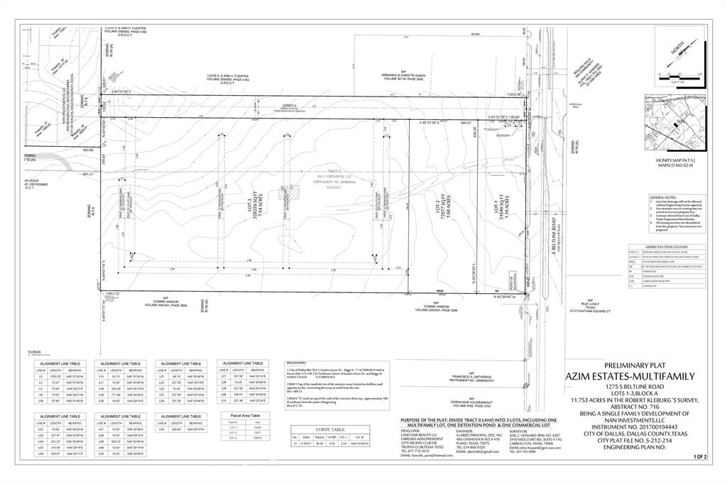 Discover the potential of 11.74 acres of multi-family zoned land with commercial frontage situated at 1275 S Beltline Rd, Dallas, TX. This sizable parcel presents a golden opportunity for developers and investors to capitalize on Dallas's growing demand for residential housing. Zoned for multi-family use, it offers the ideal setting for the development of apartments, or condos.

This property is located within a Qualified Census Tract (QCT)

Located in a dynamic area that combines urban convenience with the charm of community living, this property is close to shopping, dining, schools, and parks, ensuring future residents will have everything they need within easy reach. With excellent connectivity to major roadways, this land is a strategic investment that promises to cater to Dallas's burgeoning housing market. Seize the chance to shape the future of living in Dallas on this ready-to-develop land.