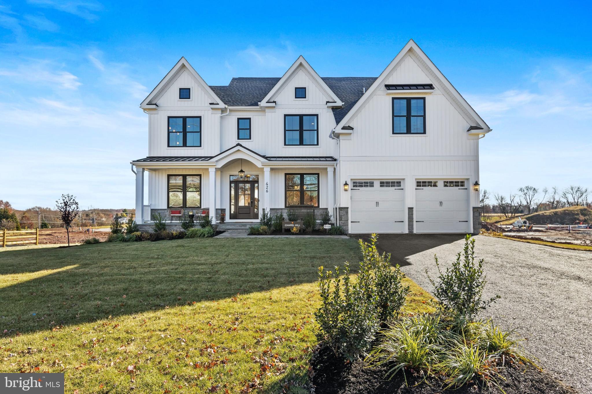 NEW FLOORPLAN JUST RELEASED at the Estates at Stonecliff. Introducing the Chapel Hill Grande  floorplan which showcases over 3,385 square feet of thoughtfully designed living space, featuring 4 bedrooms, 3.5 baths, and a two-story great room. The first floor is designed with both sophistication and functionality in mind, From the moment you step into the light-filled foyer, the home unfolds with intention—wide open living spaces, airy nine-foot ceilings, and refined details at every turn. The kitchen, with its oversized island and walk-in pantry, flows seamlessly into a spacious breakfast area and expansive two story great room, perfect for both gatherings and everyday moments. A rear study  off the great room as well as a spacious dining room and versatile flex room offer added convenience and elegance, allowing the home to adapt to your needs. Upstairs, the owner’s suite provides a serene retreat, with dual walk-in closets and a spa-inspired bath. Three additional bedrooms and a thoughtfully located laundry room complete this impeccable design.  this home offers the rare opportunity to personalize every detail to reflect your lifestyle and vision. Work alongside Foxlane Homes’ award-winning design team to curate a truly one-of-a-kind residence with exceptional customization options including a first-floor guest suite, sunroom, finished basement, designer cabinetry, luxury countertops, premium flooring selections, and countless additional high-end finishes.Experience refined Chester County living with the opportunity to build your dream semi-custom home with Foxlane Homes at The Estates at Stonecliff in Glenmoore.  Set on the largest homesites in the highly acclaimed Downingtown Area School District.  This exclusive community offers the only new construction estate homes of its kind in the area. It is an intimate enclave of just 36 luxury homes nestled among the rolling hills and scenic beauty of Chester County. Residents enjoy the serenity of countryside living while remaining conveniently close to the charming shops, dining, and everyday conveniences of Downingtown, Chester Springs, and Exton, with easy access to Route 100 and the Pennsylvania Turnpike.Limited-time pricing opportunities are now available. Photos are for representative purposes only. Please see Sales Representative for additional details.