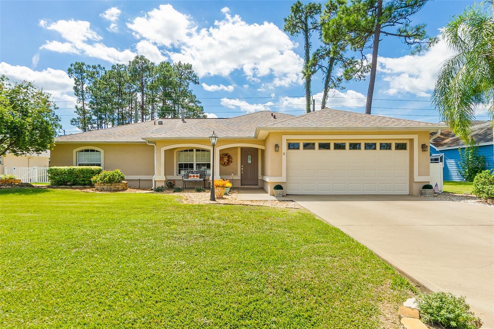 Under contract-accepting backup offers. This beautifully decorated 3-bedroom home blends comfort, charm, and effortless Florida living. The kitchen’s granite countertops and oversized window bring in natural light and views of the fenced backyard and screened-in pool area. The primary bedroom offers a rare bonus — its own private screened lanai, perfect for morning coffee or quiet evenings. With two bathrooms, a cozy layout, and meticulous upkeep throughout, this home feels welcoming at every turn. And on the occasional cool mornings or evenings enjoy the warmth of the fireplace.All of this just moments from Publix, the recreation center, and the beach.Roof replaced 2020, HVAC 2018. Built by Skyway.