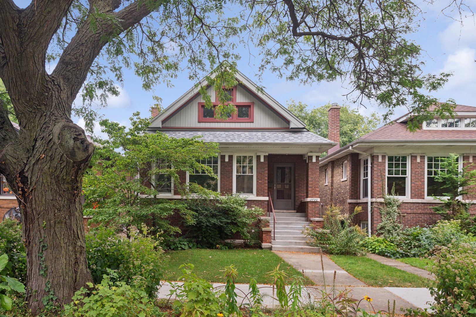 Beautifully maintained brick bungalow on oversized lot (30*160) in Lincoln Square! Sunny south facing home with spacious living room/sunroom, separated dining room and cooks kitchen with wonderful prep space and storage. Fabulous enclosed back porch. On the 2nd level-Huge private primary suite with additional sitting/library space and primary bath. Lower level is currently wood working space/rec space and separate laundry area and bath.   Ideally located across from Gross park on a quiet one way street! Steps to the heart of Lincoln Square public transportation-Brown line, restaurants, shopping, Chicago River, and fun!