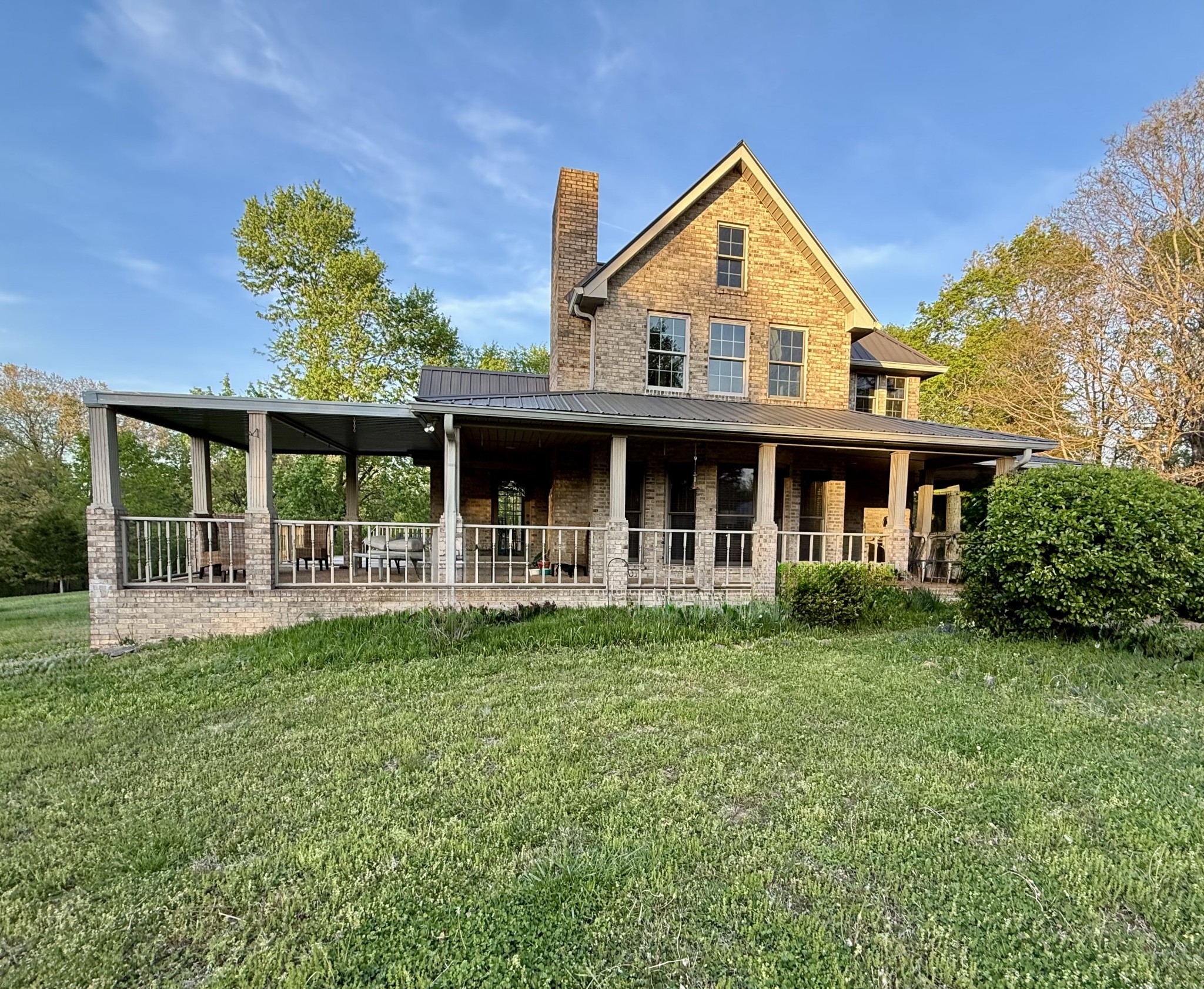 **COMING SOON** Gentleman’s Farm on 58+ private acres** Large, Beautiful, All-brick Southern Home tucked down a long paved Driveway** Tons of Natural Light** HUGE Wraparound Porch overlooking the Grounds** Metal Roof** Property features 2 ponds** Fenced and Cross-fenced pastures ideal for Livestock** Established trails throughout property** 3-stall barn with one bay currently set up as a Chicken Coop** Outdoor Fire Pit - Perfect for quiet evenings under the Stars** Land is a Gardener’s dream with Rich, Fertile soil and mature landscaping including numerous *Magnolias *Flowering Trees *Roses and established Gardens** Thoughtfully planted Flowers pop up in the Best locations around the property for Blooms all thru out Spring, Summer & Fall** High Producing *Blueberry patch *Pear *Apple trees and *Blackberry's** Over 1,000 sq ft of expansive Outdoor Living space, including 802 sq ft of Covered Porches—Perfect for Year-round enjoyment**22KW Full House/Etc. Generator** Designed for those who value a Private Retreat, Elevated country living, a Wellness-Centered Lifestyle, and a Sanctuary set within a thoughtful, serene, natural landscape**.