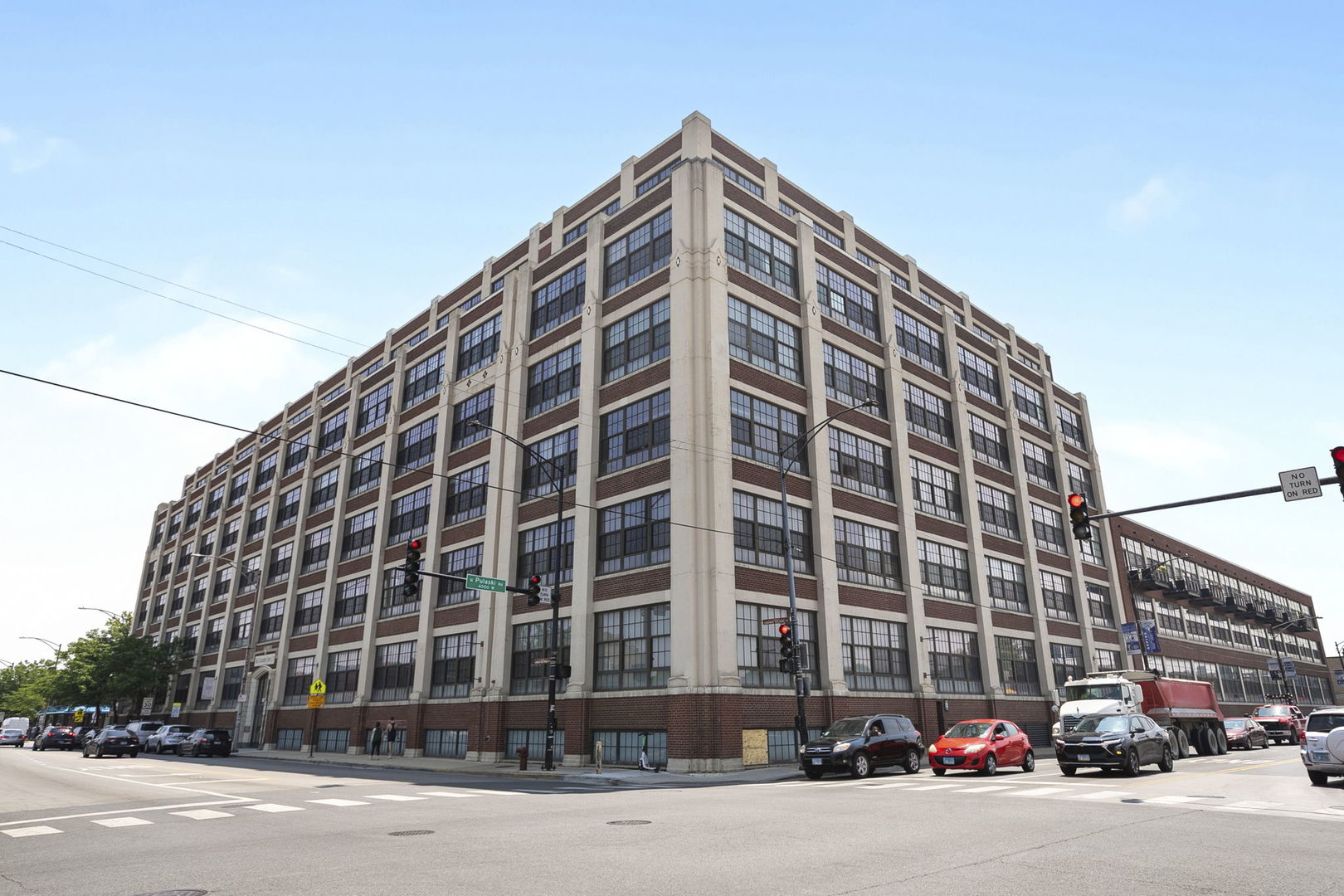 Live your loft dreams in vibrant West Logan Square. This spacious and stylish 1 bed / 1 bath condo delivers modern comfort with a distinctive industrial edge. Inside, you'll find 9-foot east-facing windows pouring in natural light, an open-concept layout, and sleek finishes that blend form with function. The kitchen is perfect for daily living or hosting-complete with stainless steel appliances, granite countertops, and a large island that doubles as a workspace, dinner spot, or cocktail station. The oversized bathroom makes sharing simple, while in-unit laundry and garage parking take the stress out of city life. Getting around is a breeze with bus lines just steps away and the CTA Blue Line a few blocks from your door, connecting you easily to downtown and beyond. Building amenities include a doorman, fitness center, panoramic rooftop deck, party room, secure package delivery, and dog run. And with no rental cap, this unit offers long-term flexibility-live in it today, lease it out in the future. All of this is housed in the historic Florsheim Shoemaker's Factory, a landmark structure built in the early 20th century as part of Chicago's rich manufacturing legacy. Converted into stylish lofts while preserving its original architectural details-like concrete ceilings and factory-sized windows-the building is a rare blend of heritage and contemporary living. Located in West Logan Square, you're surrounded by some of the city's best-indie coffee shops, microbreweries, live music venues, street art, and cultural festivals. It's more than a home; it's a place where past and present come together in one of Chicago's most creative and connected neighborhoods.
