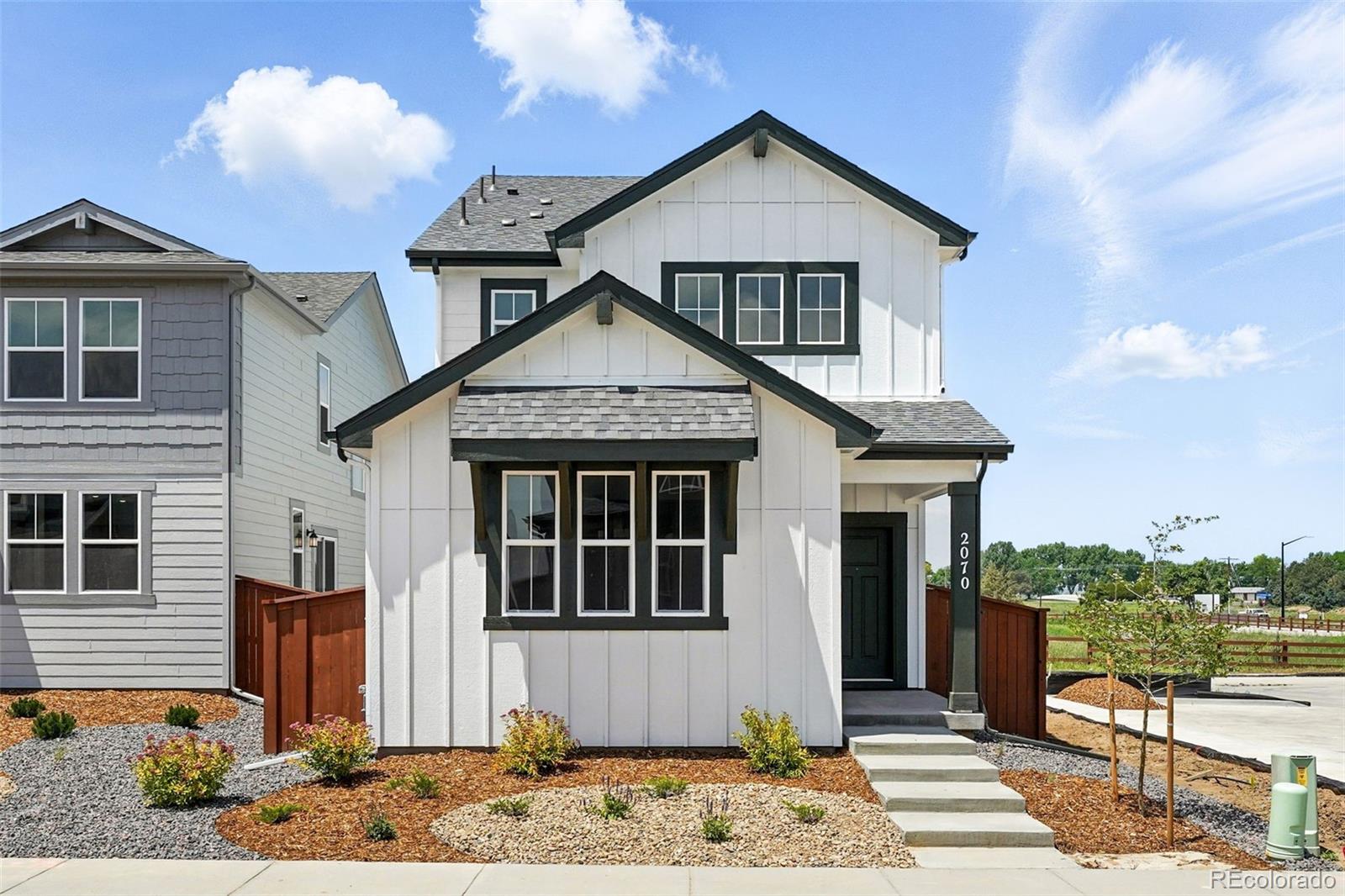 New Construction - Ready Now! Built by America's Most Trusted Homebuilder. Welcome to the Meridian at 2070 Wagon Wheel Aly in Farmlore! The spacious great room flows into the dining area and kitchen—perfect for everyday living and entertaining. A bright private study sits just down the hall, with a functional garage entry across the way that’s ready for your personal touch. Upstairs, enjoy a generous primary suite, three secondary bedrooms, a full bath, and a convenient laundry room. Located in Brighton’s newest community, Farmlore blends suburban charm with access to downtown Brighton, Denver, and more. Enjoy three neighborhood parks, a rec center with outdoor pool, over 11 miles of trails, and a restored farmhouse designed as a future hub for connection and creativity—just 2 miles from Barr Lake. Additional Highlights Include: loft and concrete patio. Photos are virtually staged and for representative purposes only. MLS#4642460