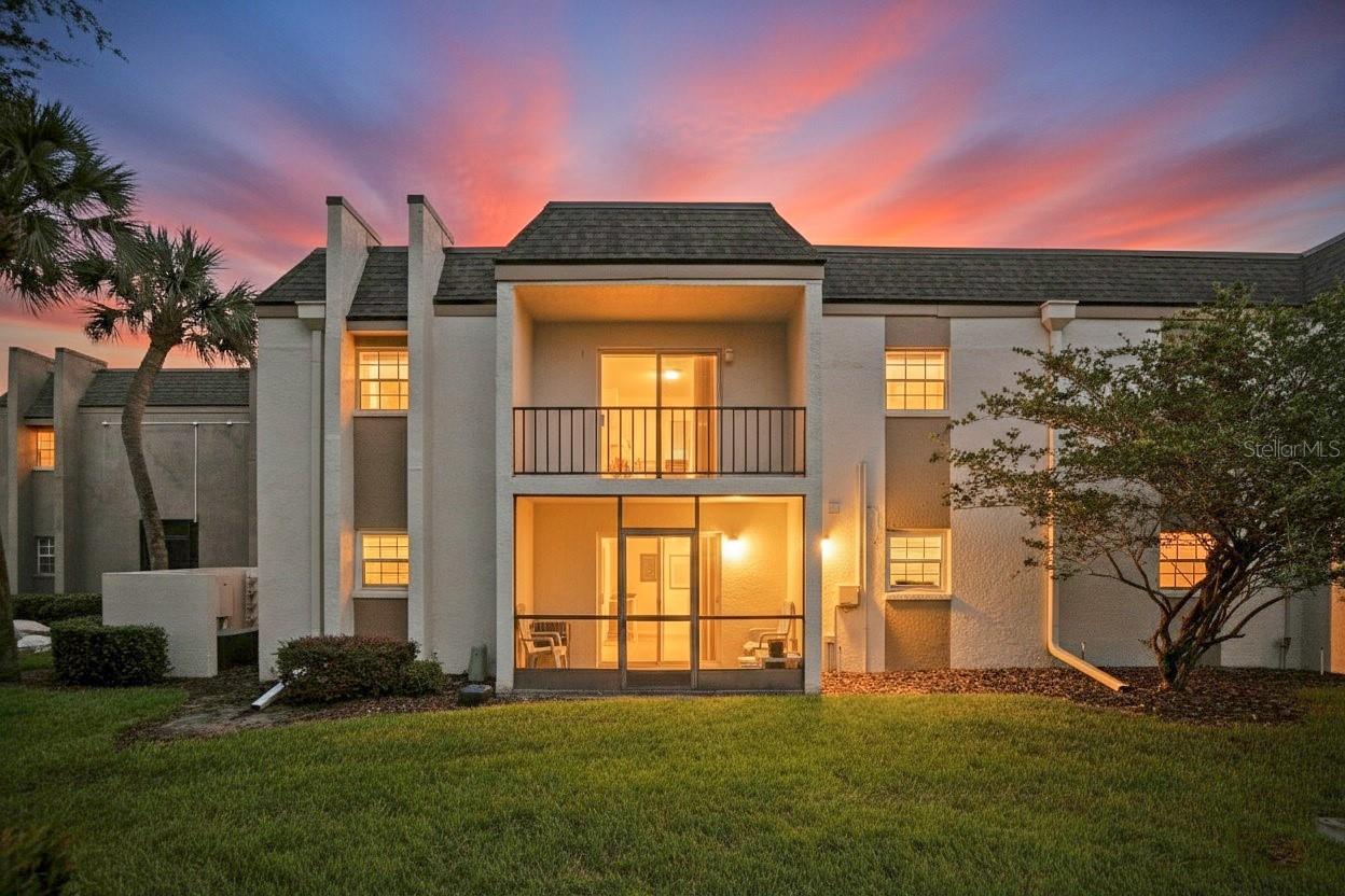 ENJOY EASY, AFFORDABLE, CONVENIENT LIVING with this 2-bed / 2-bath / 2nd-floor condominium attractively updated in the center of Brandon! New luxury vinyl plank floors, quartz counters, wood cabinets, black / stainless-steel appliances and decorator tile finishes are highlights of its smartly designed interior. The management-maintained exterior features a sunset-view balcony over a landscaped, tree-lined courtyard just steps from a pair of exclusive neighborhood pools and your own reserved parking. Welcome to Russellwood, Brandon's central condo community, surrounded by countless advantages from shops and restaurants to schools and recreation, from day care and health care to entertainment options and transportation routes. Amid all of it, you can come home to security-gated privacy with nobody above this rear-corner unit, a neighborhood clubhouse and laundry, plus a low monthly fee covering water, garbage, pest control, outside maintenance and more. Your primary bedroom provides an en suite bath with step-in shower and walk-in closet. The secondary bedroom is on the opposite side of the home with a separate full bath so it can work for roommates, guests, a home office, etc. You want to live here!
