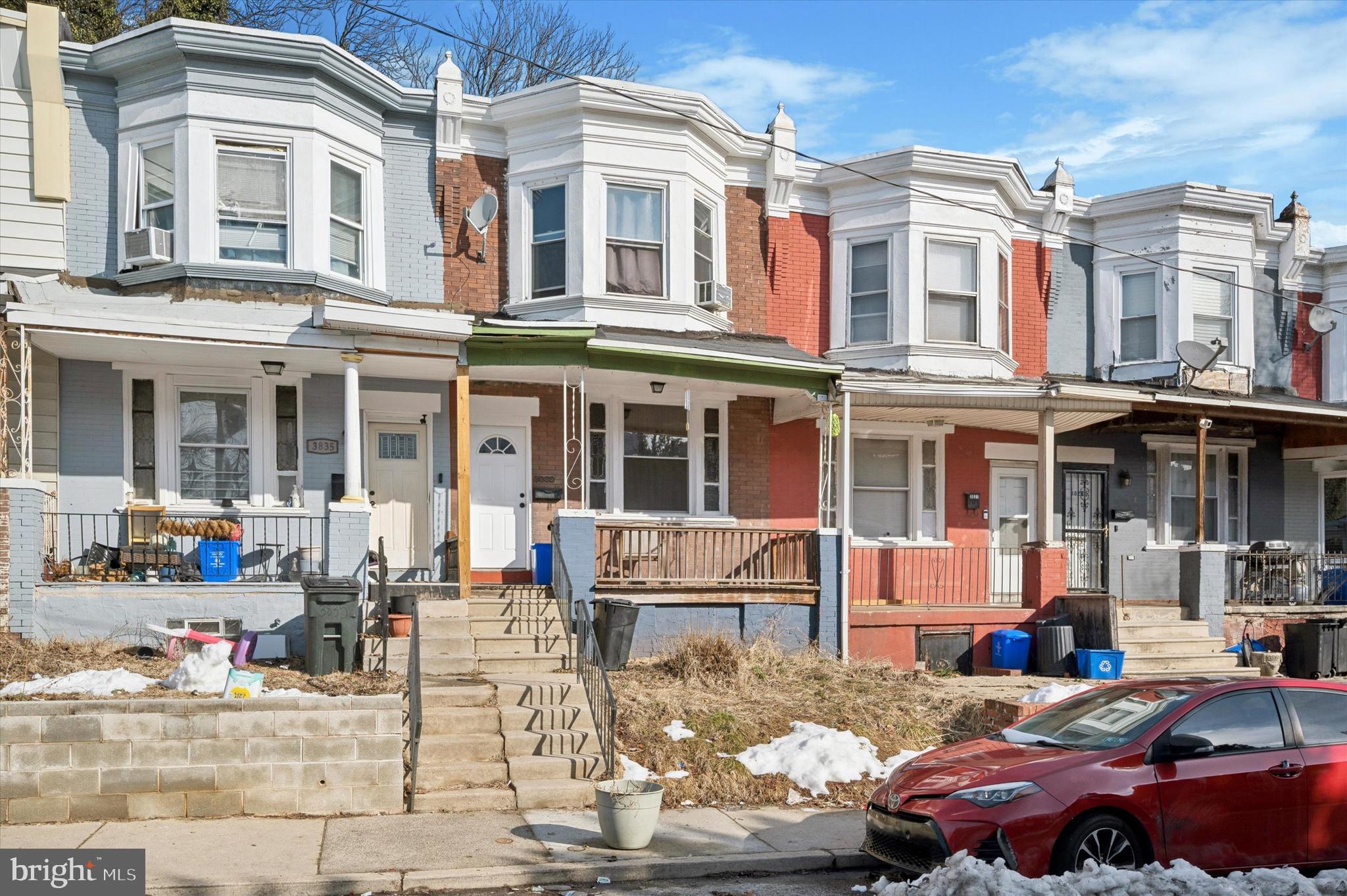 **3 BED/1 BATH HOME IN EAST PARKSIDE**If condition, price and location are on your checklist this is the one! Located 1 minute from entrances to 76 East/West, Philadelphia Zoo and just minutes to University City and Fairmount Park.  Well-maintained, this classic Philly porch-front rowhouse is ready to call home. Once inside you will notice the original hardwood floors and crisp white paint that make it feel fresh and bright. Beyond the open living/dining area is a spacious kitchen with room for a small table and chairs, pantry cart or storage shelves. Outside you have a nice yard area just ready for your grill and plants.  Upstairs are 3 true bedrooms with good closet space, bright windows and a nice hallway bath with shower/tub combo, white subway tile and a modern vanity. The basement is clean and good for storage. It is currently occupied, but will be delivered vacant. The photos are current with additional simulated photos (minus belongings) for inspirational purposes only. Price and Location make this a great deal! Property is being sold AS-IS.