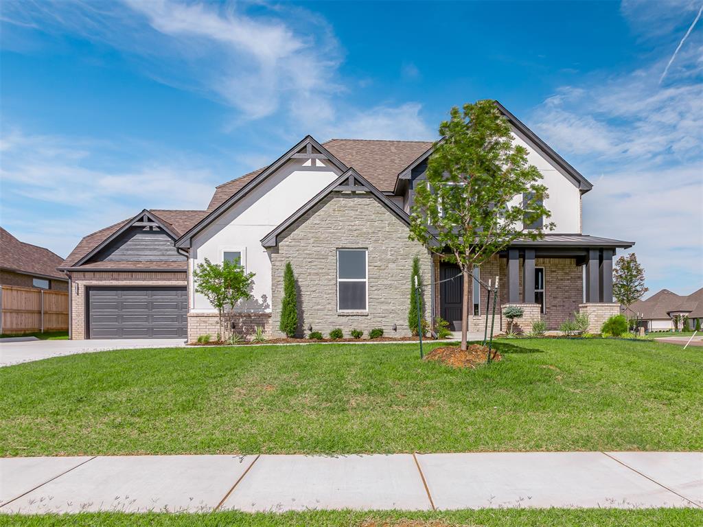 Welcome to the highly sought-after Sendera Lakes addition! Situated on a spacious corner lot, this award-winning Jefferson design by Brookfield Custom Homes offers thoughtful details, quality craftsmanship, and plenty of space for everyday living.High ceilings and a cozy fireplace create an inviting atmosphere, while the beautifully designed kitchen features a walk-in pantry and generous space to gather. A stunning 12-foot sliding door opens to the large covered patio, creating a seamless flow for relaxing or entertaining year-round.The primary suite is conveniently located downstairs and includes a spa-like bathroom with a freestanding soaking tub, separate shower, dual vanities, and a spacious walk-in closet. An additional room downstairs offers flexibility as a home office or guest space, while the upstairs provides even more room for family or visitors. A convenient mud bench located between both garage entrances adds extra storage and helps keep everything organized.Combining style, comfort, and function, this beautiful home is ready to impress in one of the area’s most desirable communities.