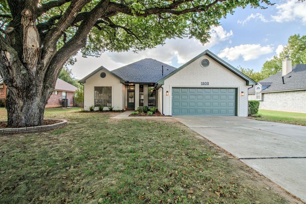 Welcome to this fully reimagined, meticulously crafted home in Edmond's Pebble Creek Addition. From the brand new class 4 roof, new siding & exterior shine, and all of the thoughtful touches throughout the interior, this one will leave you wanting & wishing for nothing. Fresh paint throughout, new cabinetry, new appliances, and so much more. Located in the Edmond North High School District, and perfectly placed amongst some of the finest, most convenient amenities you will ever need. This spacious home has 3 bedrooms, 2 bathrooms, a true office space, and an additional flex space that can be utilized for formal dining, seating, a play space, or whatever suits your personal needs. Two car garage equipped with storm shelter in ground. Come out and see this one of a kind gem before it slips away!