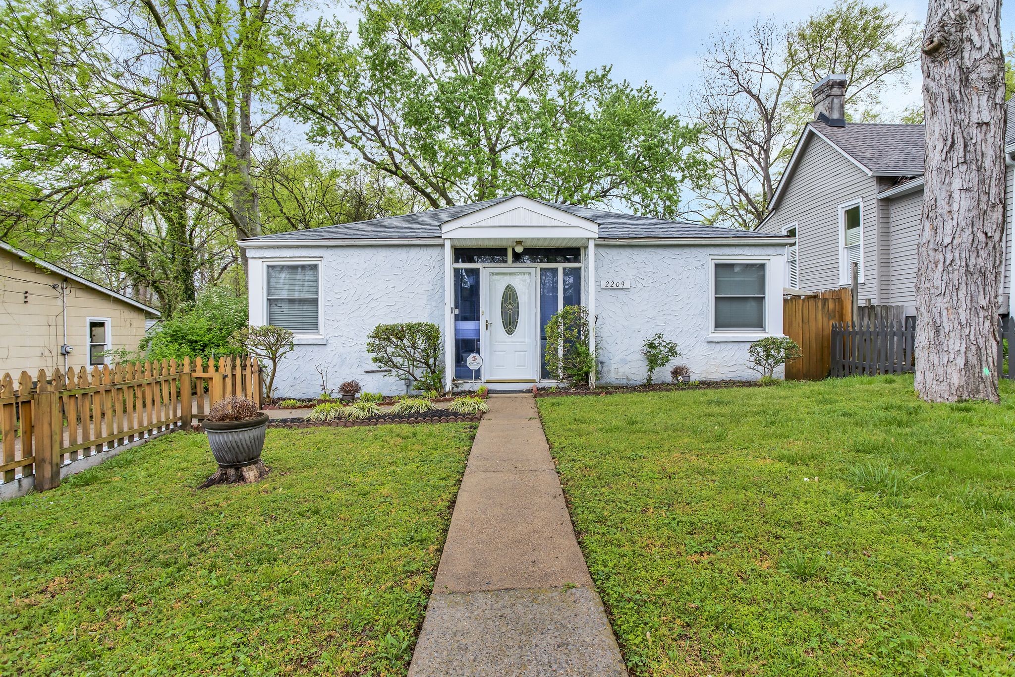 Welcome to your dream location in a quiet residential neighborhood in the heart of South Nashville.  Single family home converted to duplex by previous owner. Home sits on .19 acres with large backyard with alley access.
