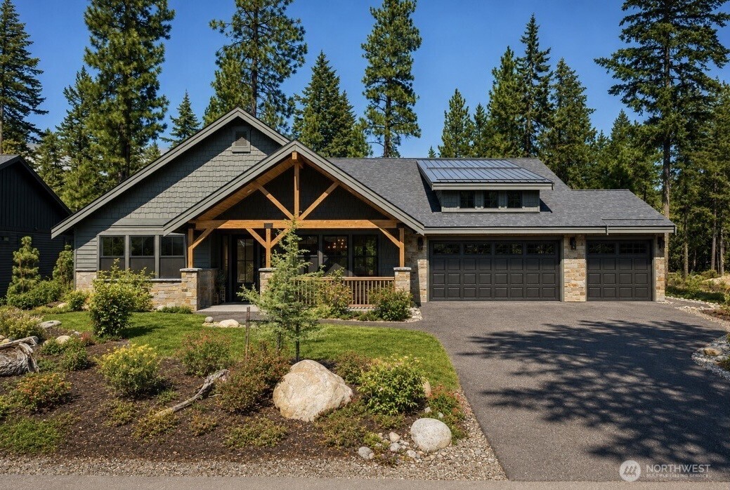 Welcome to 1170 Domerie Park loop -This spacious 3-bedroom mountain home offers just over 2741 sq. ft. of beautifully designed single story living space, a 3-car garage, and an additional 837 sq. ft. of incredible covered outdoor living—perfect for entertaining, relaxing, and enjoying the Tumble Creek lifestyle year-round.